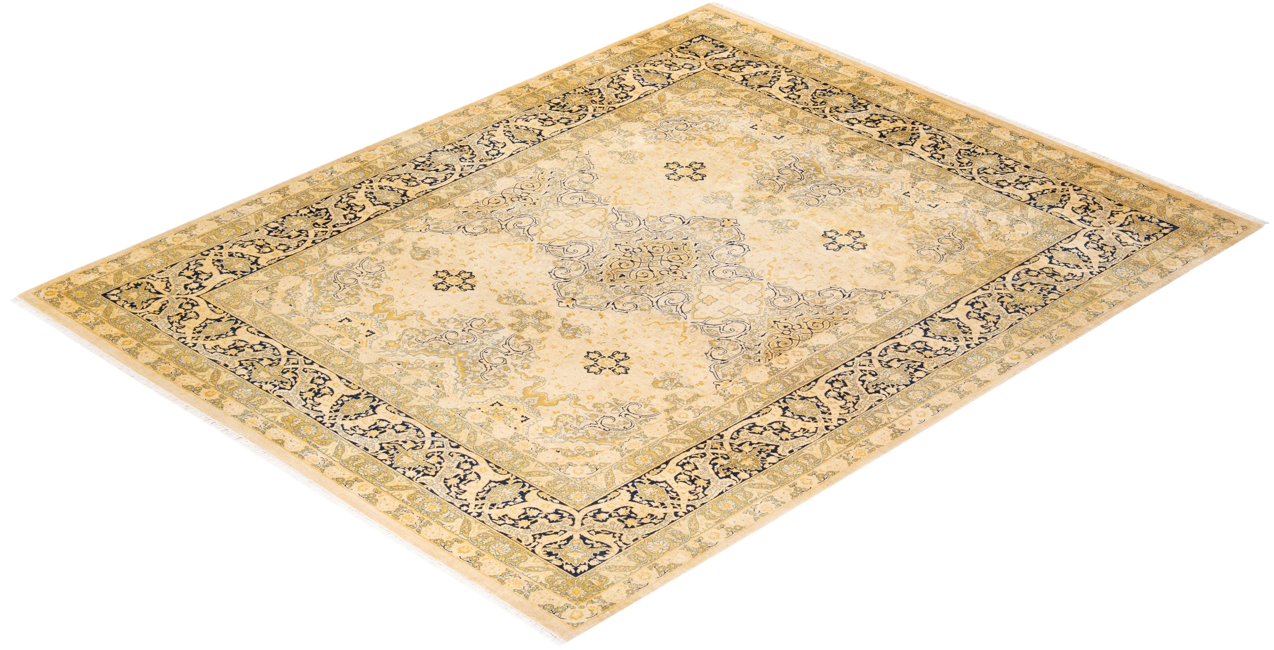 Avec leurs palettes discrètes et leurs motifs à l'envers, les tapis de la collection Mogul apporteront une sophistication intemporelle à n'importe quelle pièce. Influencés par un éventail de motifs turcs, indiens et persans, les artisans qui tissent