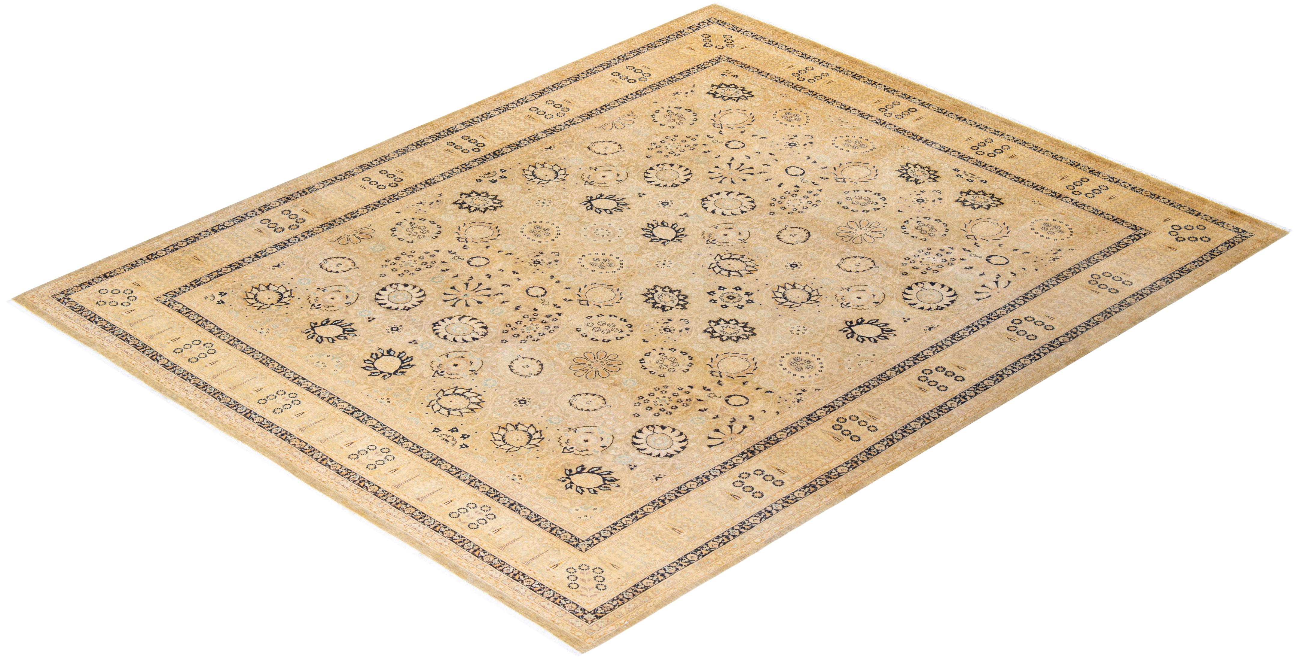 With understated palettes and allover designs, the rugs in the Mogul Collection will bring timeless sophistication to any room. Influenced by a spectrum of Turkish, Indian, and Persian designs, the artisans who handweave these wool rugs imbue