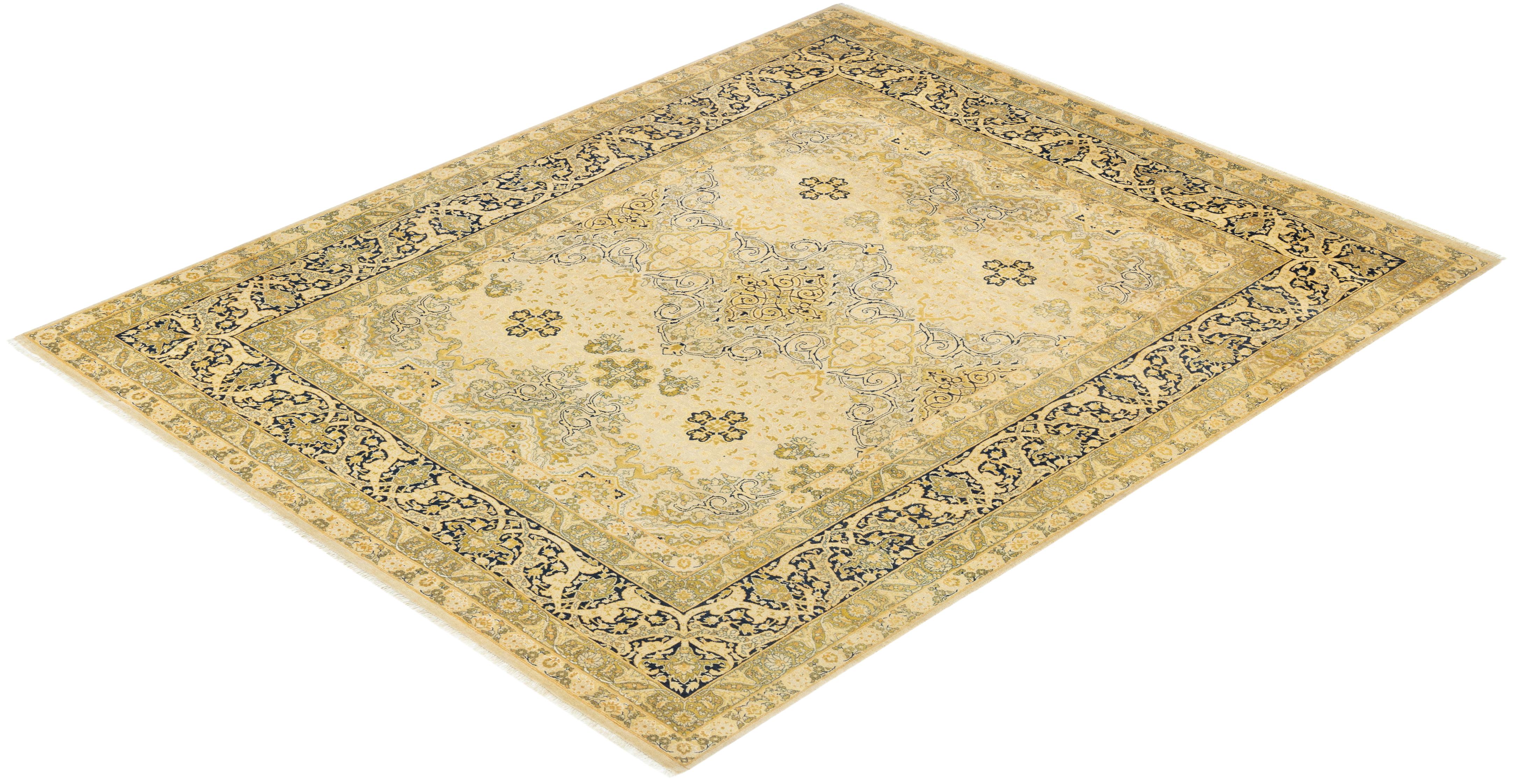 Avec leurs palettes discrètes et leurs motifs à l'envers, les tapis de la collection Mogul apporteront une sophistication intemporelle à n'importe quelle pièce. Influencés par un éventail de motifs turcs, indiens et persans, les artisans qui tissent