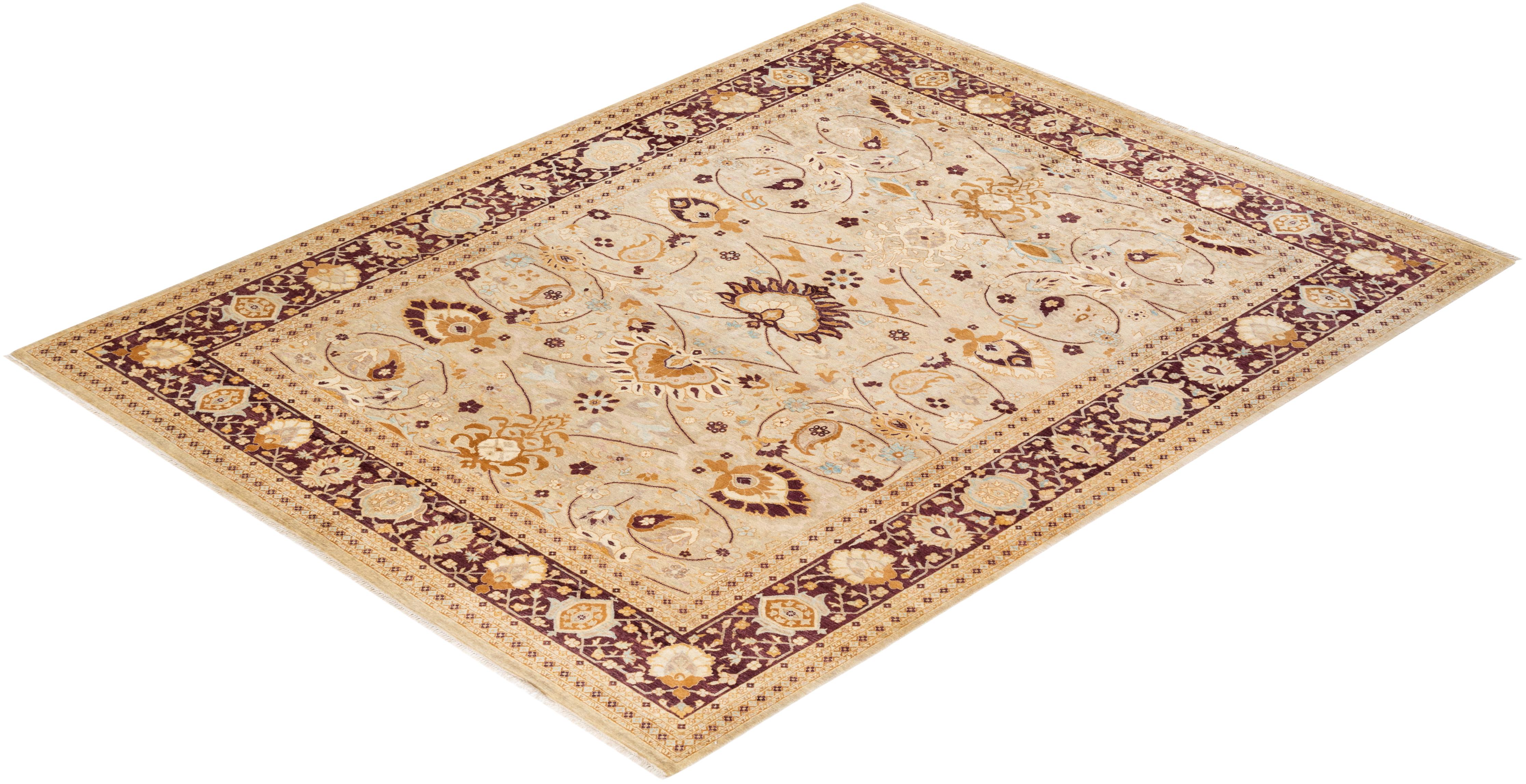 Avec leurs palettes discrètes et leurs motifs à l'envers, les tapis de la collection Mogul apporteront une sophistication intemporelle à n'importe quelle pièce. Influencés par un éventail de motifs turcs, indiens et persans, les artisans qui tissent