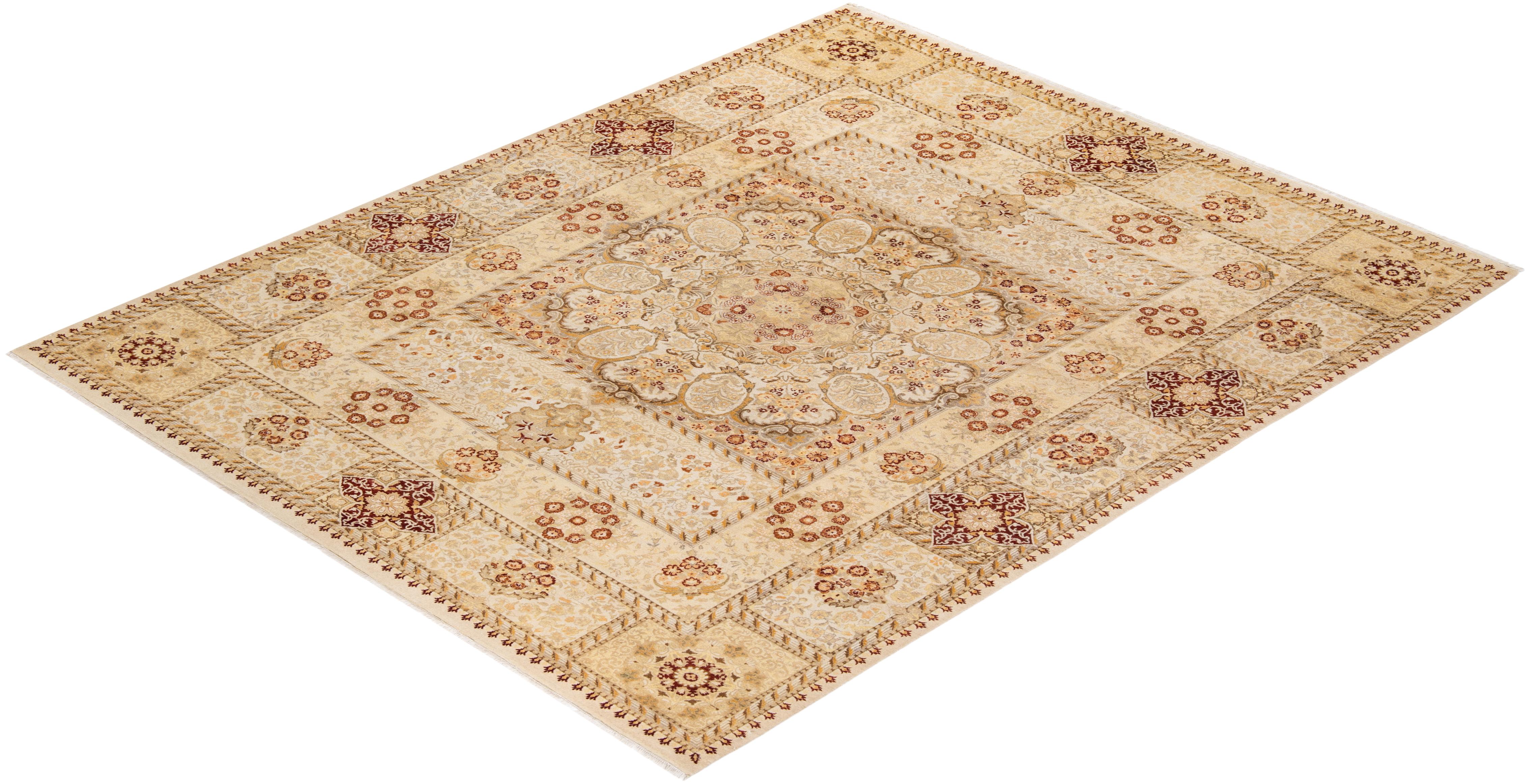 Avec leurs palettes discrètes et leurs motifs à l'envers, les tapis de la collection Mogul apporteront une sophistication intemporelle à n'importe quelle pièce. Influencés par un éventail de motifs turcs, indiens et persans, les artisans qui tissent