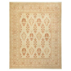 Alfombra tradicional única Hand Made Mogul marfil