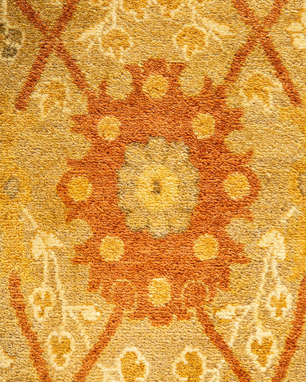 Alfombra tradicional única Hand Made Mogul marfil Lana en venta