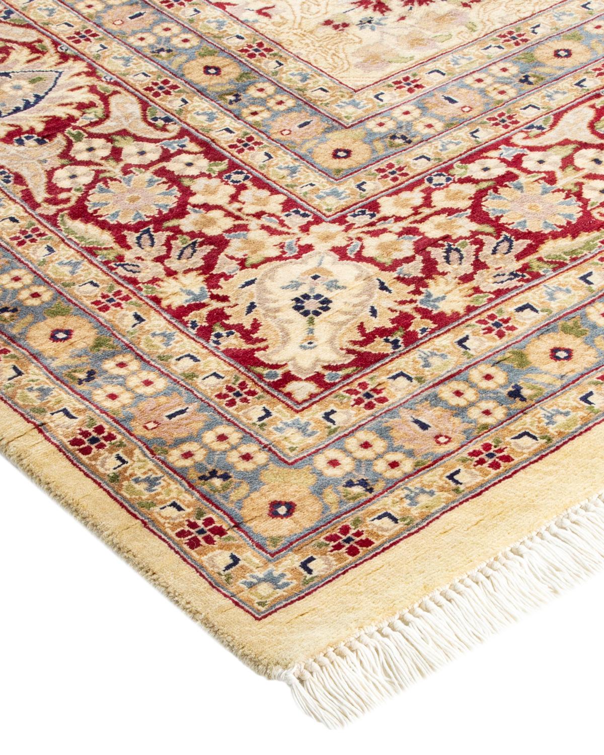 Alfombra tradicional única Hand Made Mogul Marfil en venta 1