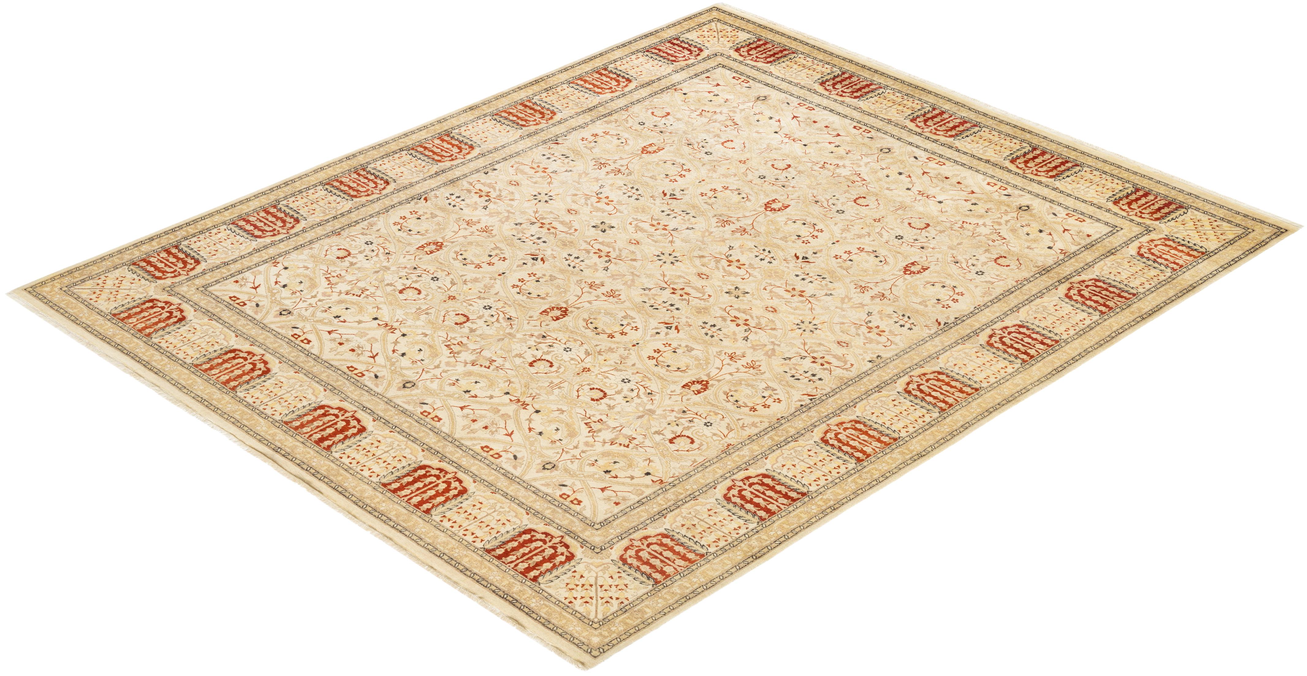 Avec leurs palettes discrètes et leurs motifs à l'envers, les tapis de la collection Mogul apporteront une sophistication intemporelle à n'importe quelle pièce. Influencés par un éventail de motifs turcs, indiens et persans, les artisans qui tissent