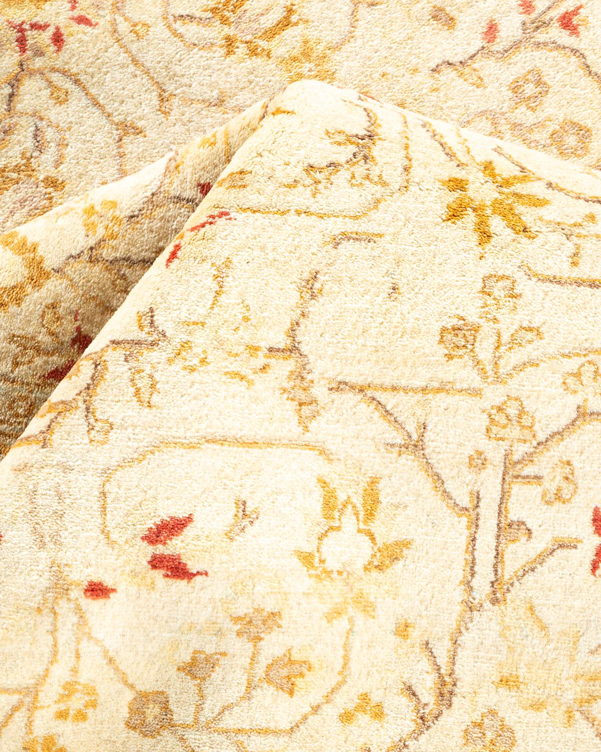 Alfombra tradicional única Hand Made Mogul marfil Otro en venta