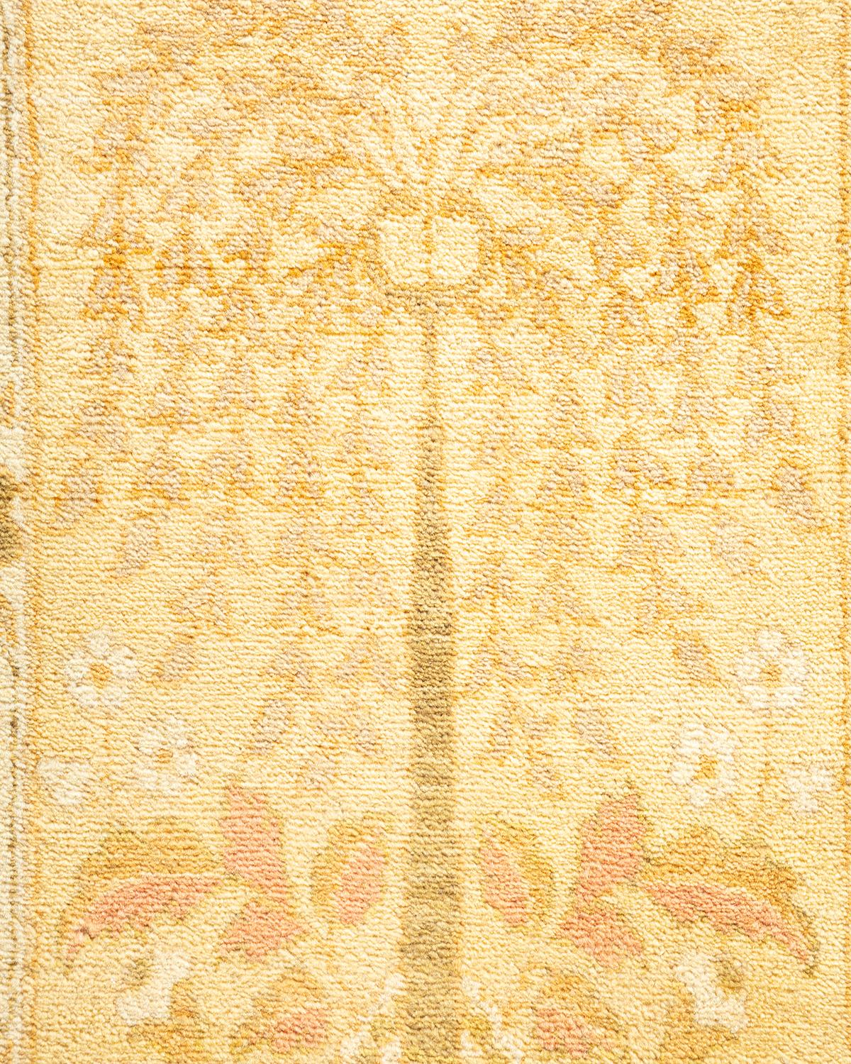 Alfombra tradicional única Hand Made Mogul Marfil Siglo XXI y contemporáneo en venta