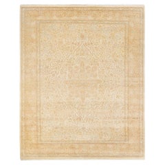 Alfombra tradicional única Hand Made Mogul marfil