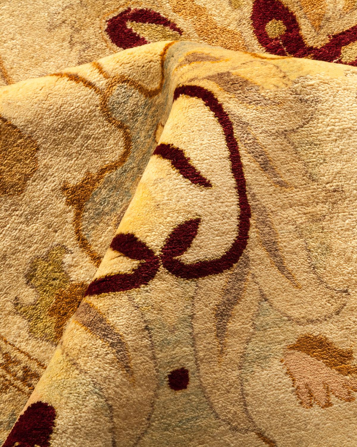 Alfombra tradicional única Hand Made Mogul marfil Otro en venta