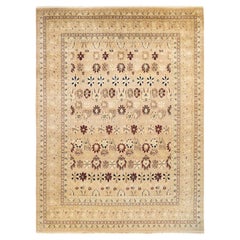 Alfombra tradicional única Hand Made Mogul marfil