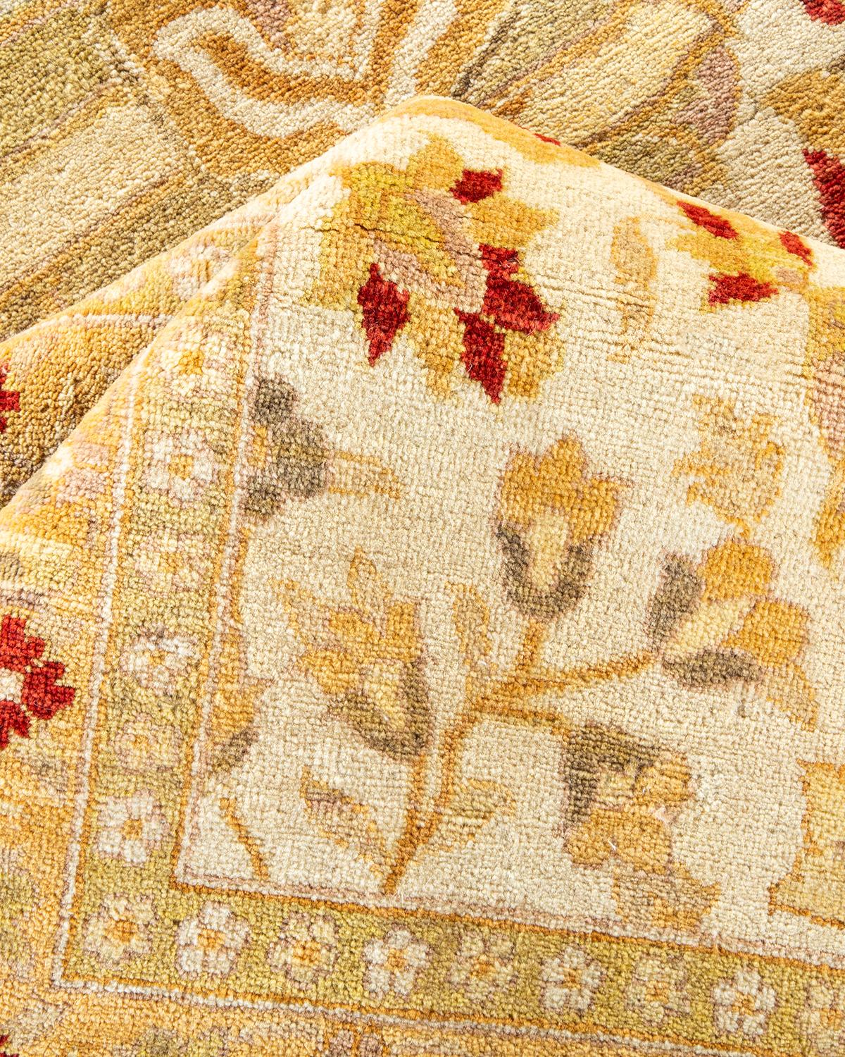 Alfombra tradicional única Hand Made Mogul marfil Otro en venta