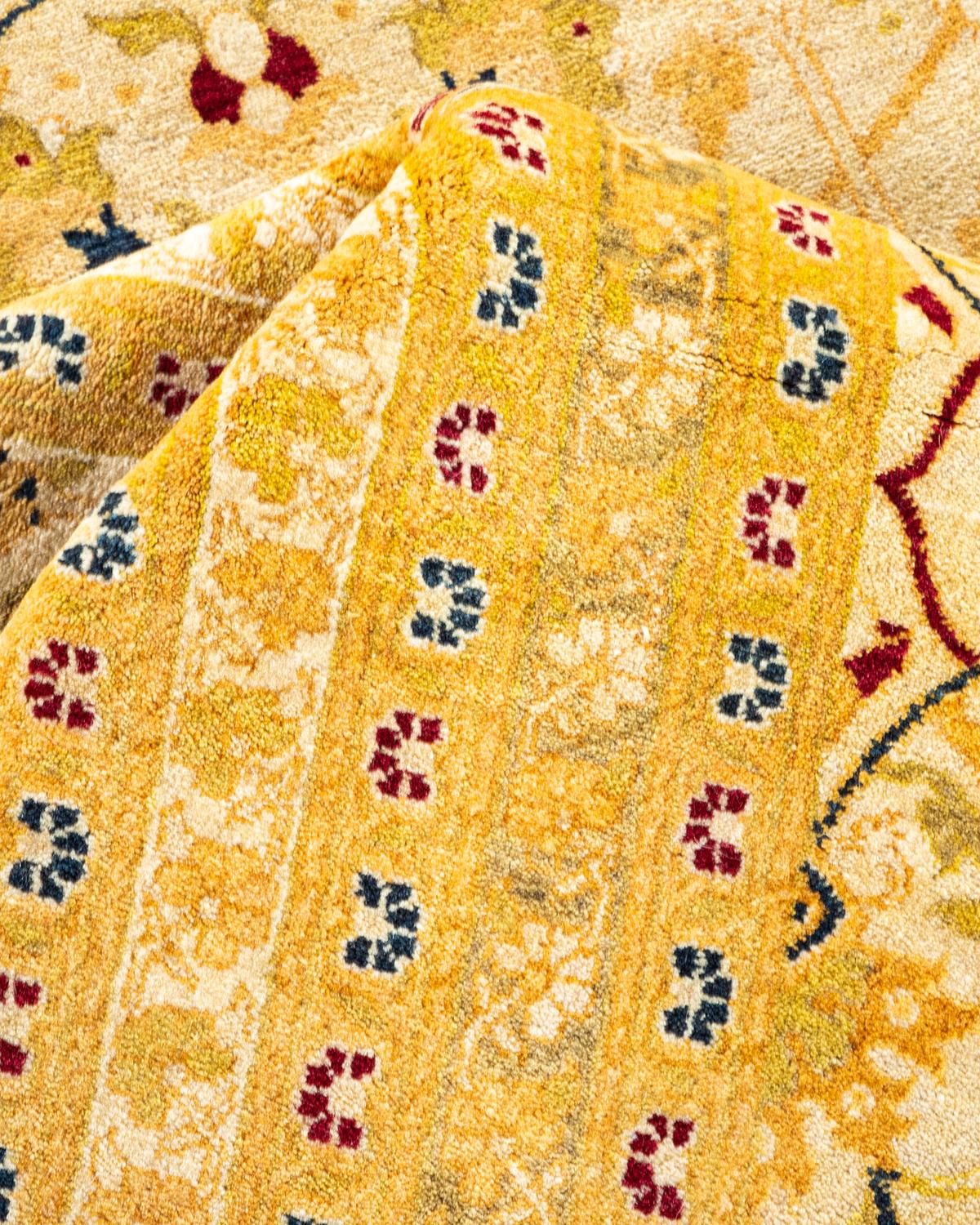 Alfombra tradicional única Hand Made Mogul Marfil Otro