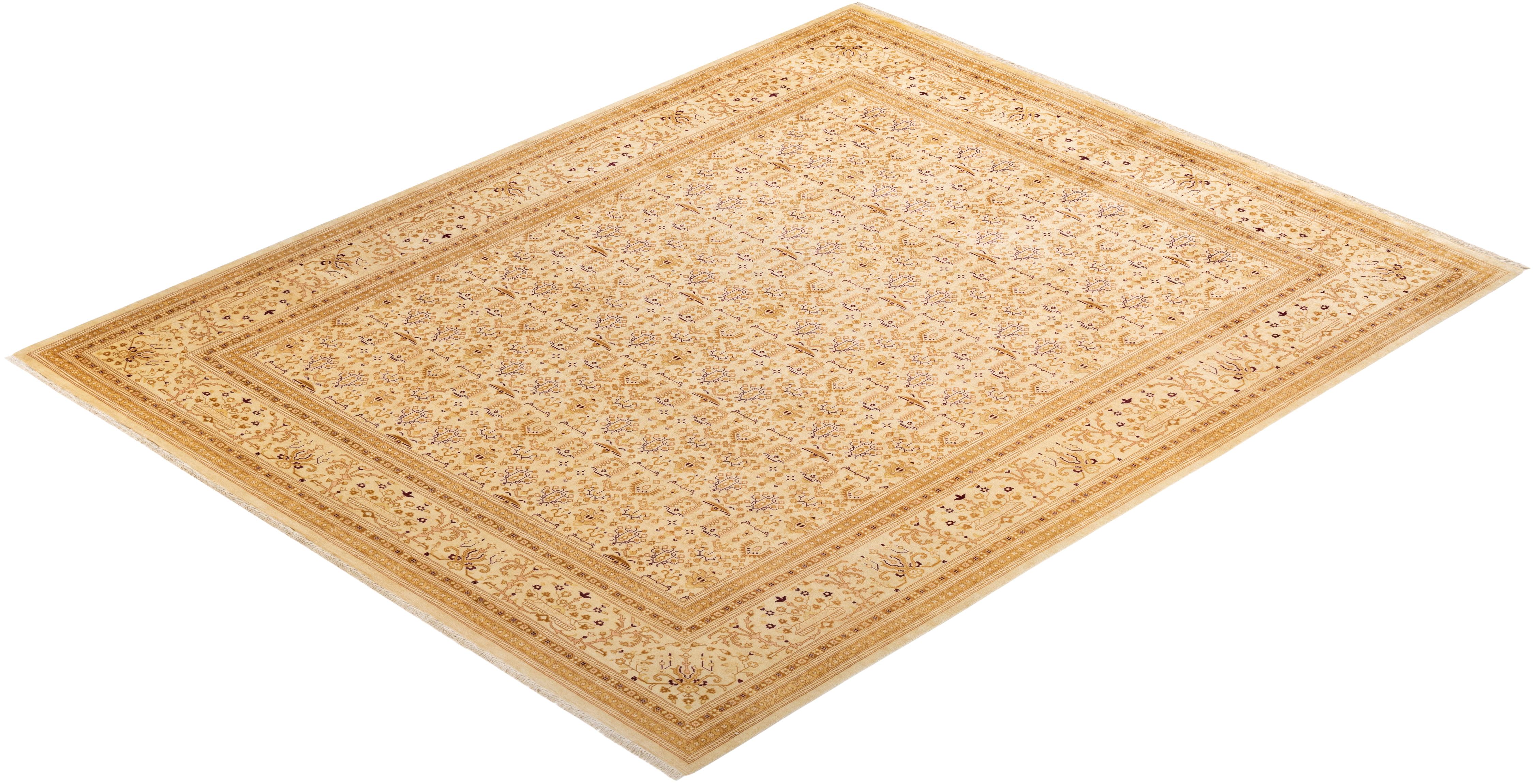 Avec leurs palettes discrètes et leurs motifs à l'envers, les tapis de la collection Mogul apporteront une sophistication intemporelle à n'importe quelle pièce. Influencés par un éventail de motifs turcs, indiens et persans, les artisans qui tissent