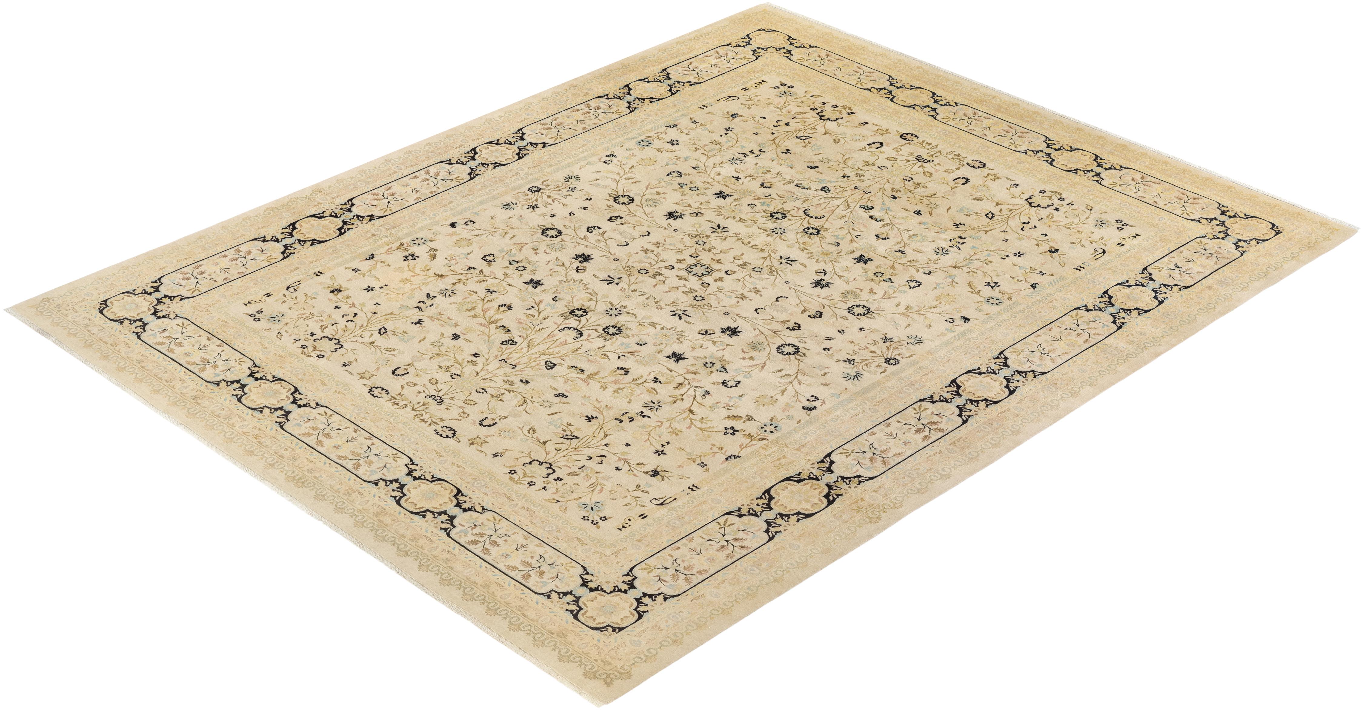 Altro Tappeto tradizionale Mogul Ivory, unico nel suo genere, realizzato a mano in vendita