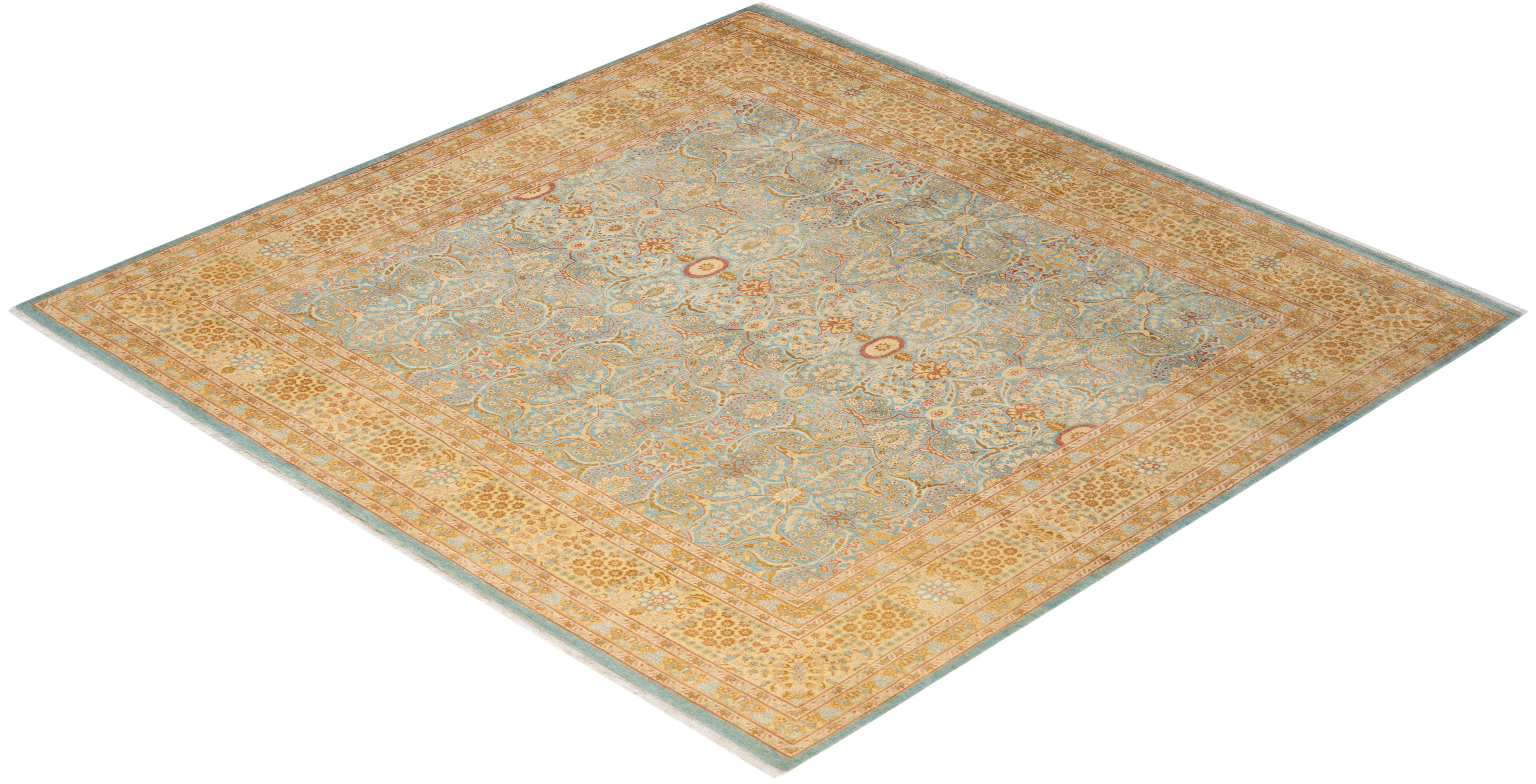 Las alfombras de la colección Mogul, con sus colores discretos y sus diseños en toda la superficie, aportarán una sofisticación atemporal a cualquier habitación. Influenciadas por un espectro de diseños turcos, indios y persas, los artesanos que