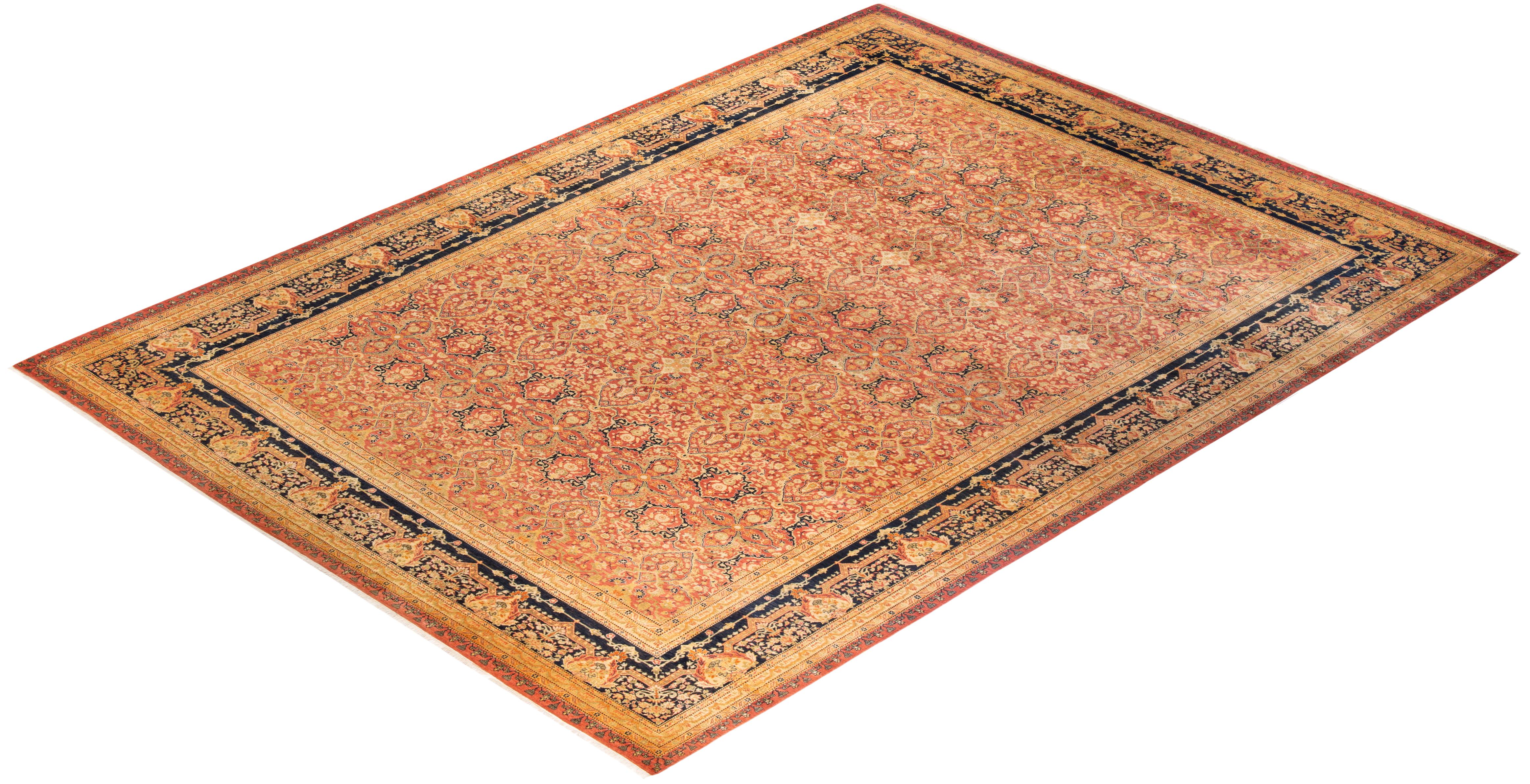 Las alfombras de la colección Mogul, con sus colores discretos y sus diseños en toda la superficie, aportarán una sofisticación atemporal a cualquier habitación. Influenciadas por un espectro de diseños turcos, indios y persas, los artesanos que