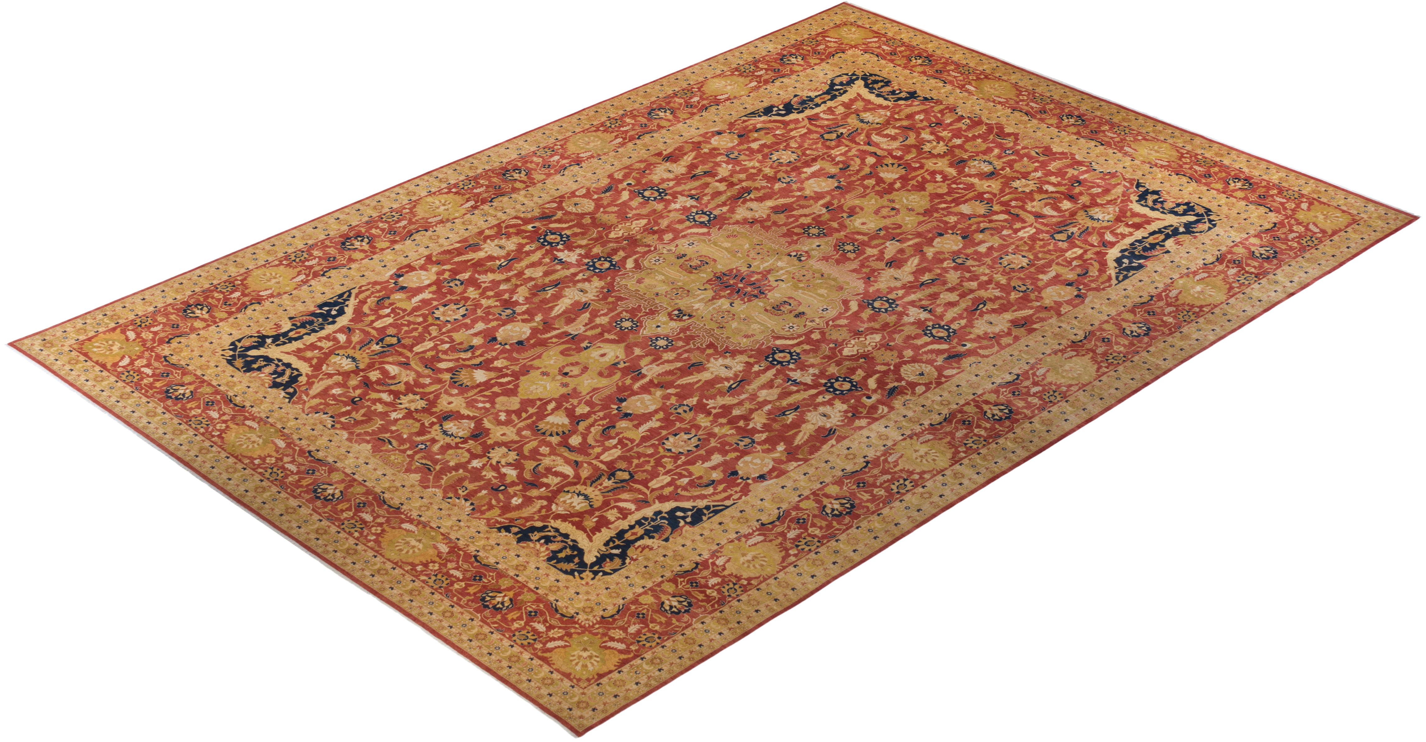 With understated palettes and allover designs, the rugs in the Mogul Collection will bring timeless sophistication to any room. Influenced by a spectrum of Turkish, Indian, and Persian designs, the artisans who handweave these wool rugs imbue