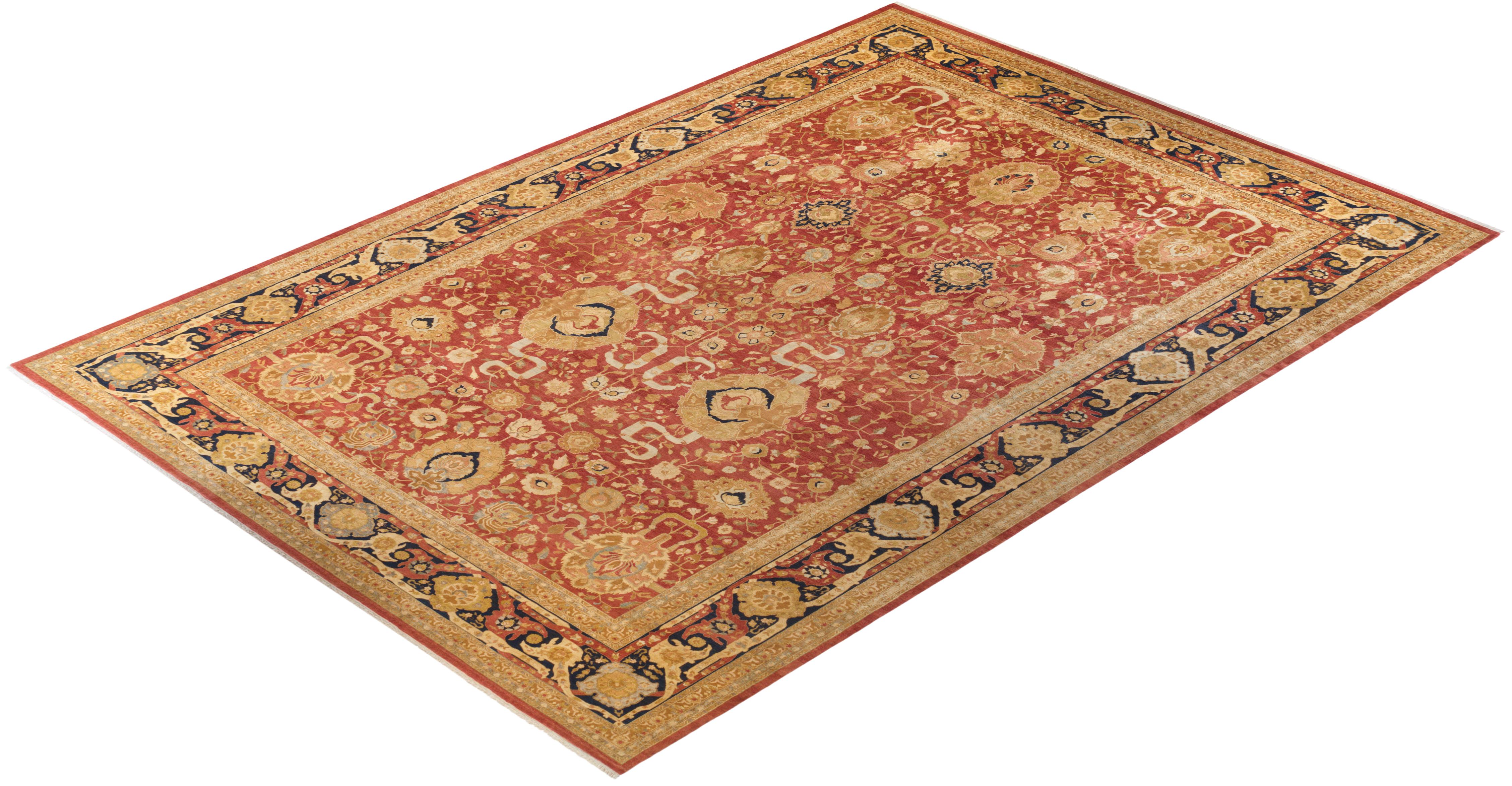 Avec leurs palettes discrètes et leurs motifs à l'envers, les tapis de la collection Mogul apporteront une sophistication intemporelle à n'importe quelle pièce. Influencés par un éventail de motifs turcs, indiens et persans, les artisans qui tissent