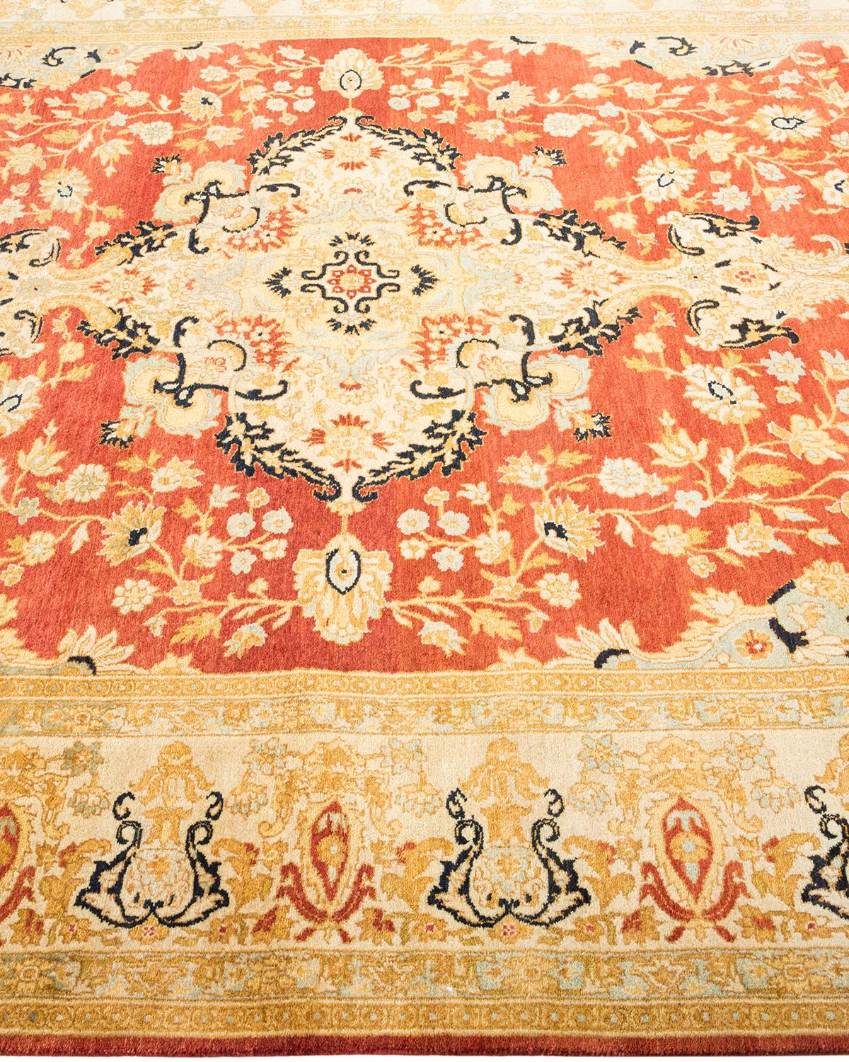 Altro Tappeto tradizionale arancione Mogul, unico nel suo genere, Hand Made in vendita