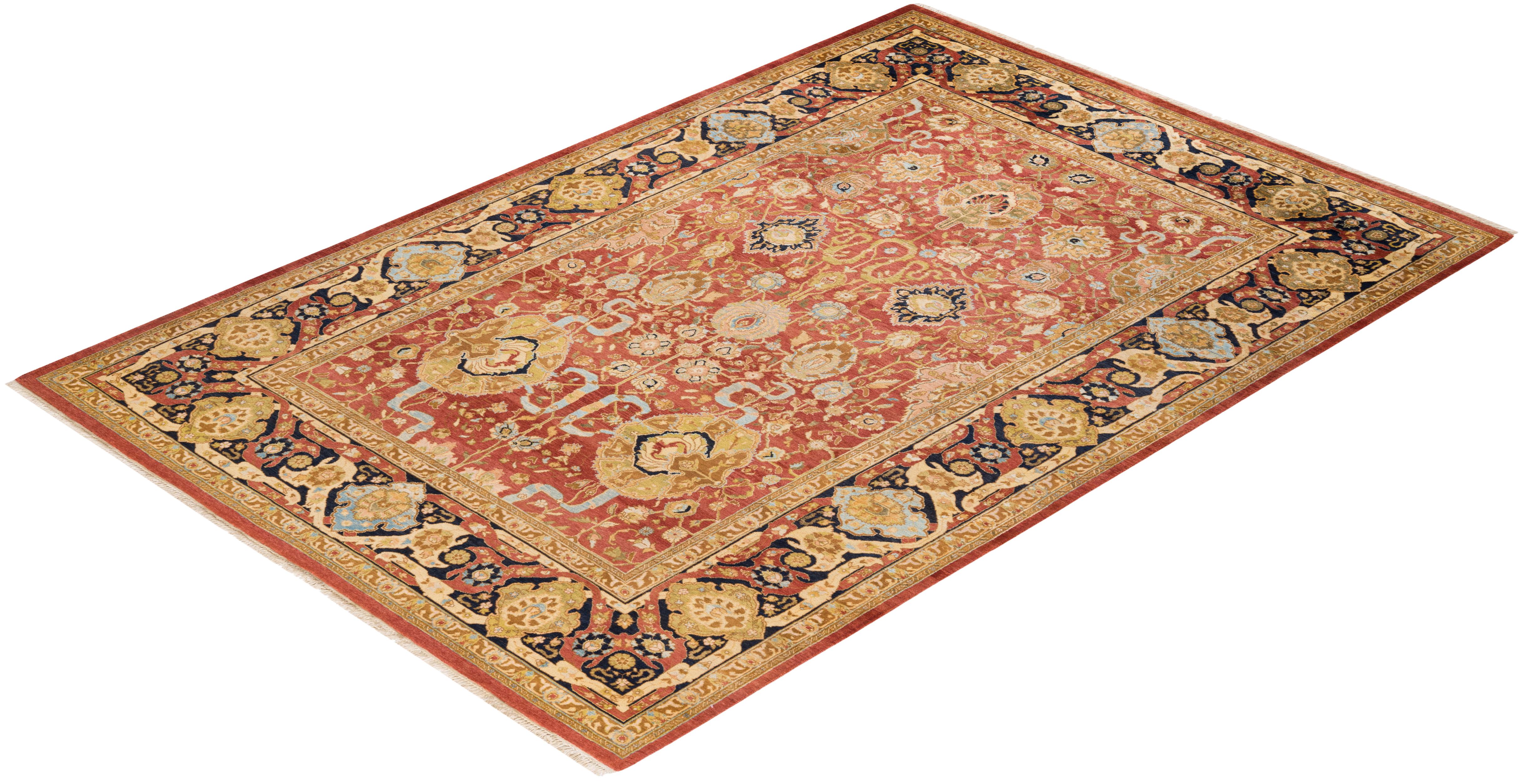 Las alfombras de la colección Mogul, con sus colores discretos y sus diseños en toda la superficie, aportarán una sofisticación atemporal a cualquier habitación. Influenciadas por un espectro de diseños turcos, indios y persas, los artesanos que