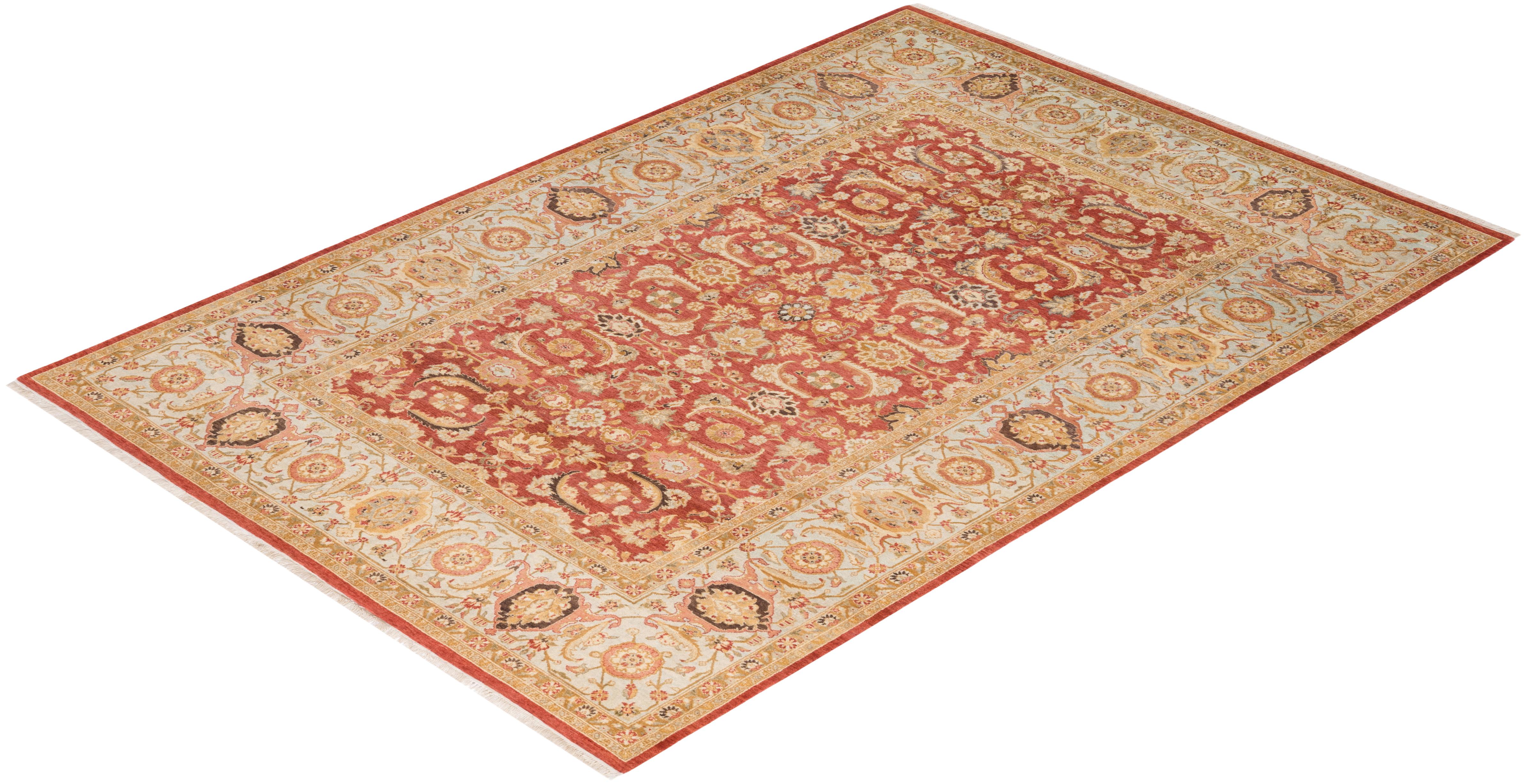 Avec leurs palettes discrètes et leurs motifs à l'envers, les tapis de la collection Mogul apporteront une sophistication intemporelle à n'importe quelle pièce. Influencés par un éventail de motifs turcs, indiens et persans, les artisans qui tissent
