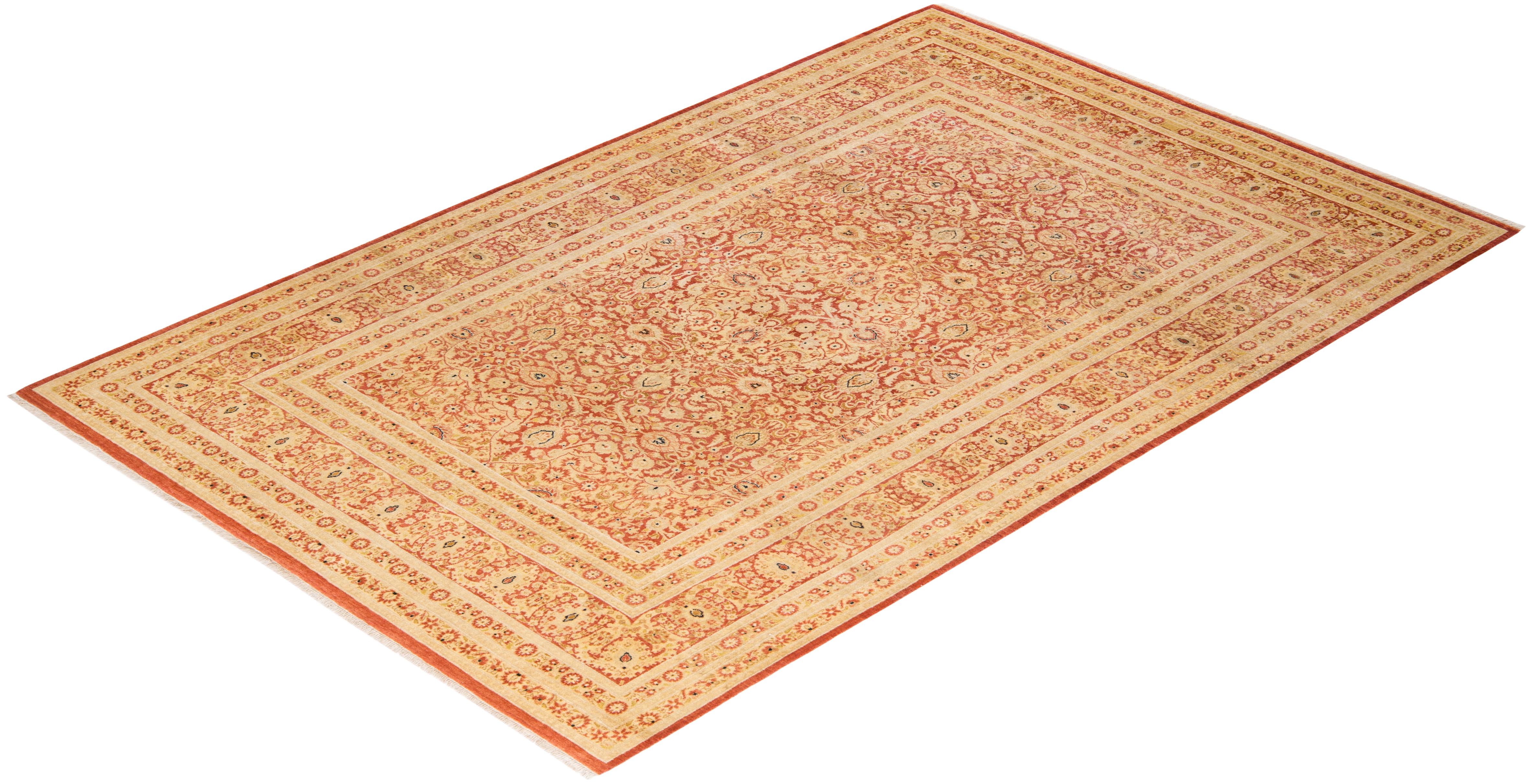 With understated palettes and allover designs, the rugs in the Mogul Collection will bring timeless sophistication to any room. Influenced by a spectrum of Turkish, Indian, and Persian designs, the artisans who handweave these wool rugs imbue