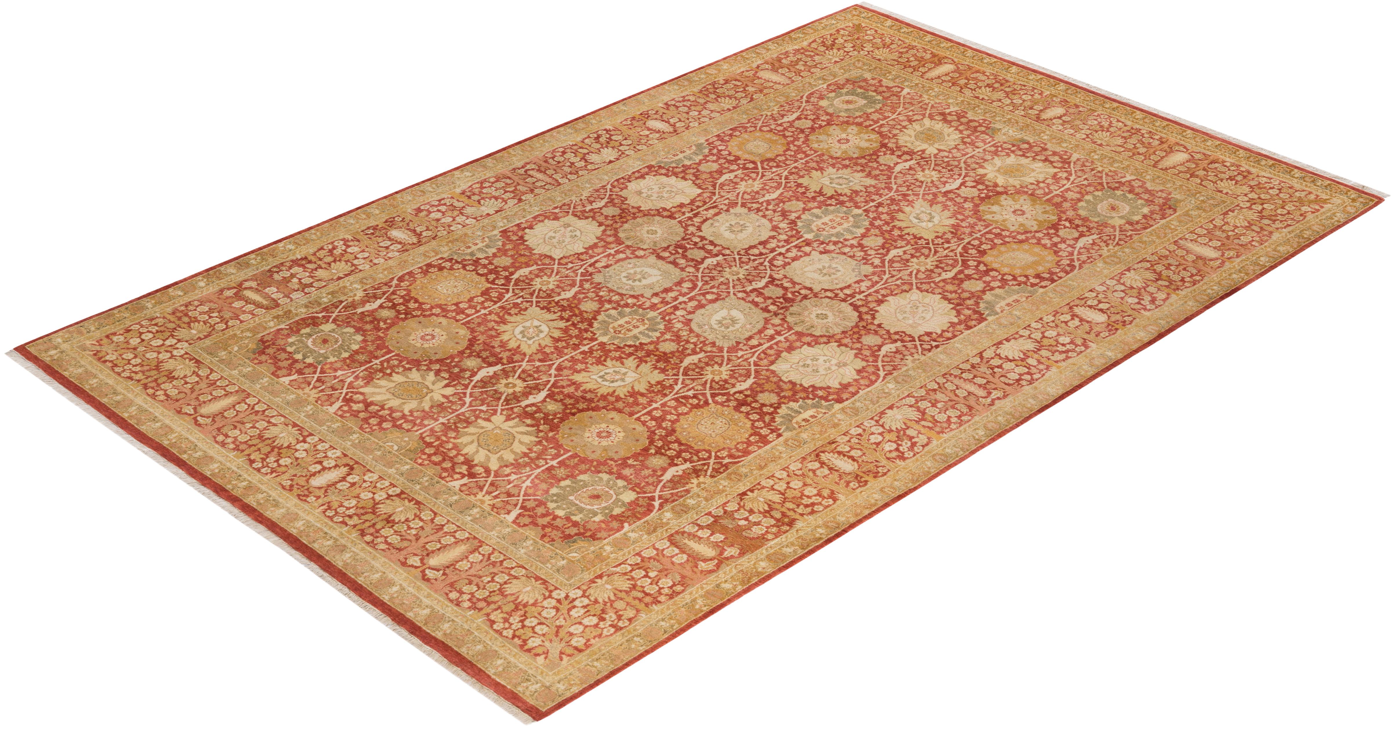 Avec leurs palettes discrètes et leurs motifs à l'envers, les tapis de la collection Mogul apporteront une sophistication intemporelle à n'importe quelle pièce. Influencés par un éventail de motifs turcs, indiens et persans, les artisans qui tissent