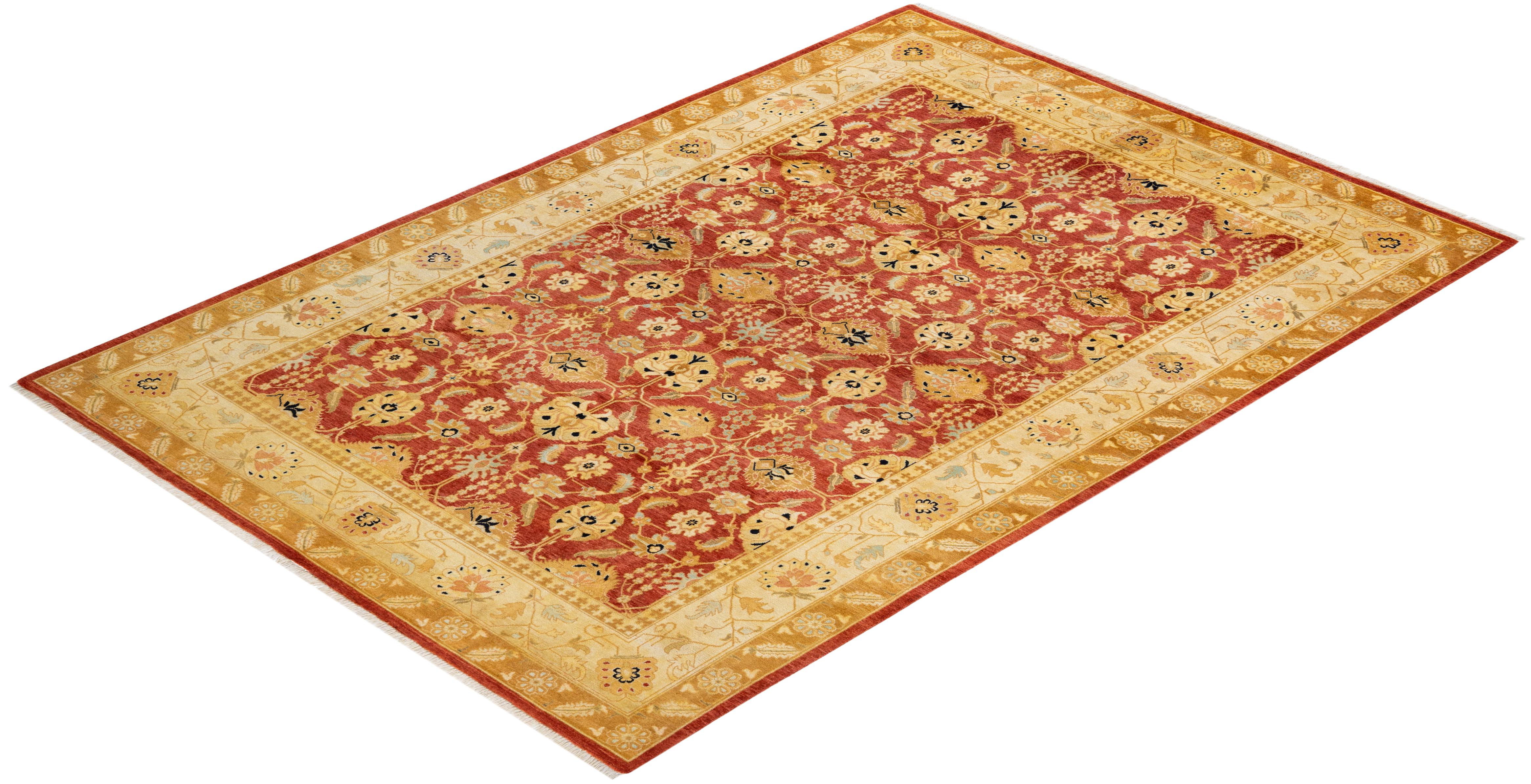With understated palettes and allover designs, the rugs in the Mogul Collection will bring timeless sophistication to any room. Influenced by a spectrum of Turkish, Indian, and Persian designs, the artisans who handweave these wool rugs imbue