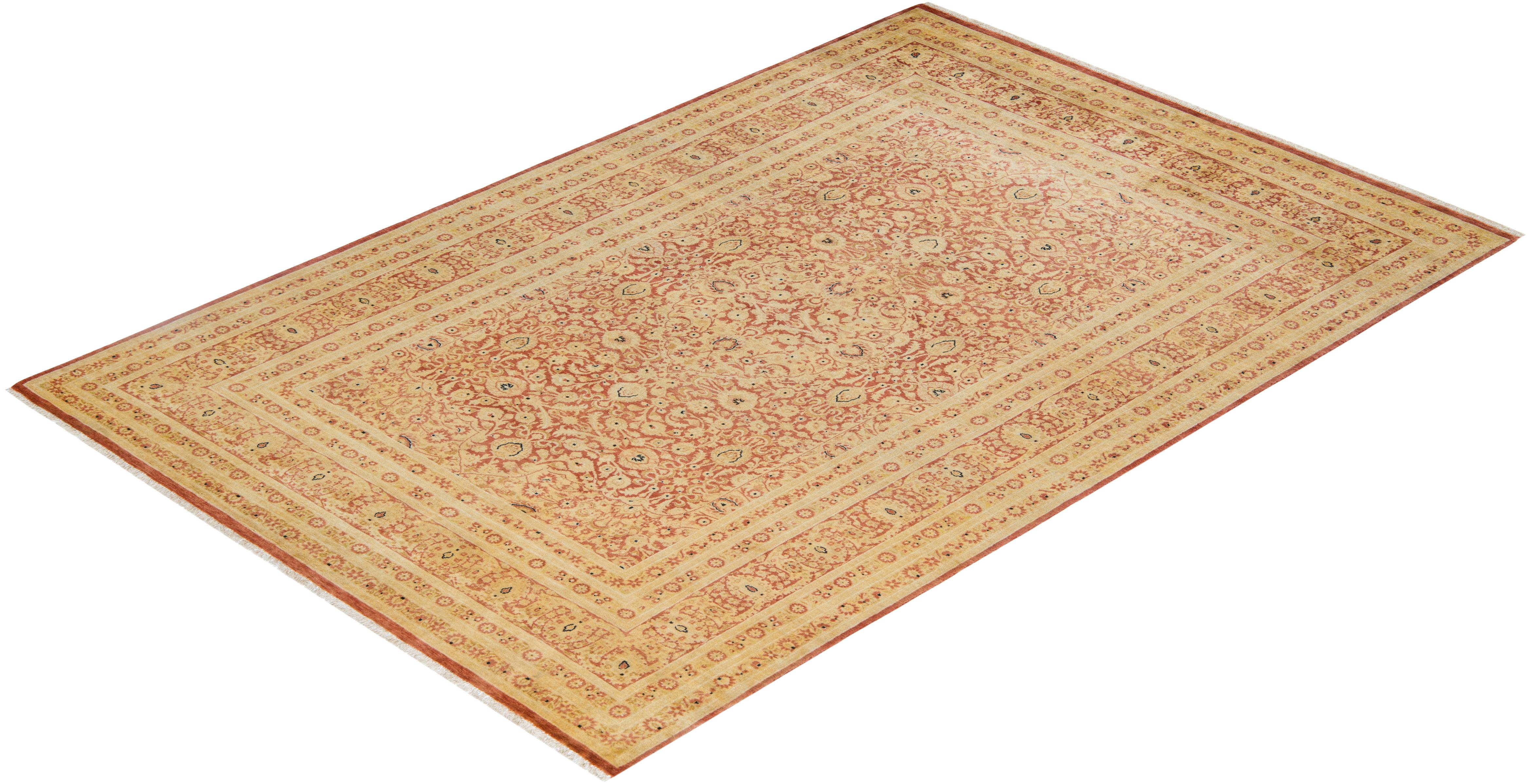 With understated palettes and allover designs, the rugs in the Mogul Collection will bring timeless sophistication to any room. Influenced by a spectrum of Turkish, Indian, and Persian designs, the artisans who handweave these wool rugs imbue