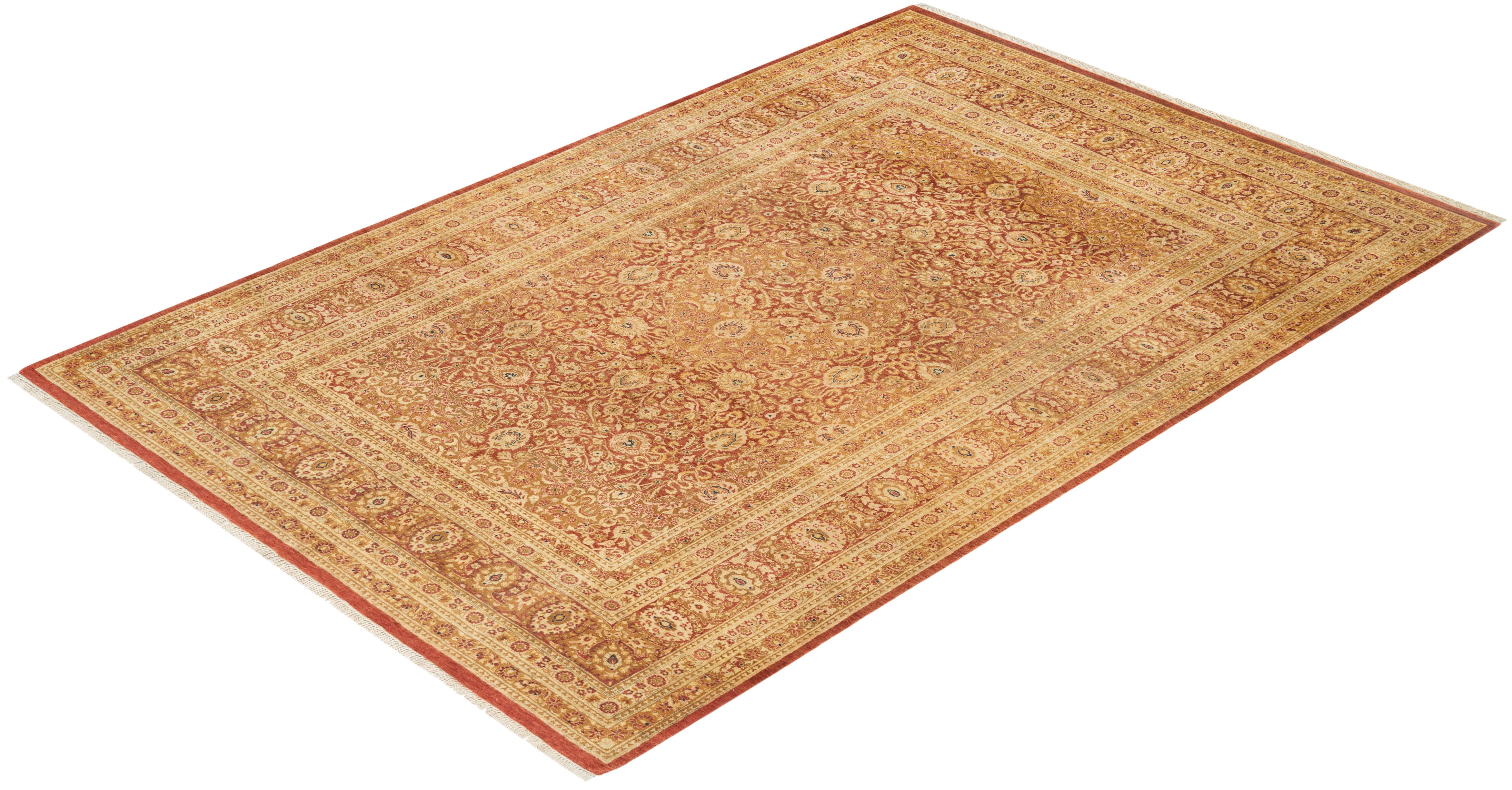 Avec leurs palettes discrètes et leurs motifs allover, les tapis de la collection Mogul apporteront une sophistication intemporelle à n'importe quelle pièce. Influencés par un éventail de motifs turcs, indiens et persans, les artisans qui tissent à