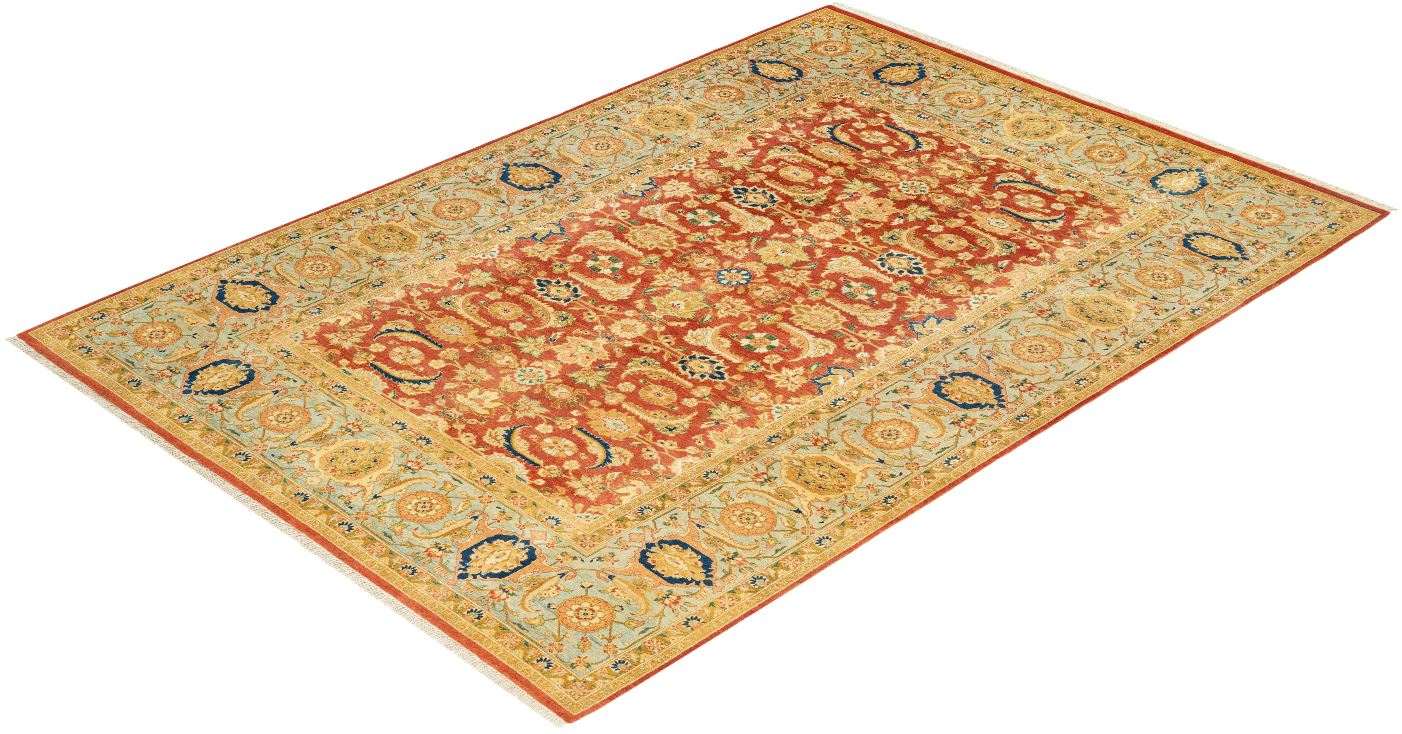 Avec leurs palettes discrètes et leurs motifs à l'envers, les tapis de la collection Mogul apporteront une sophistication intemporelle à n'importe quelle pièce. Influencés par un éventail de motifs turcs, indiens et persans, les artisans qui tissent