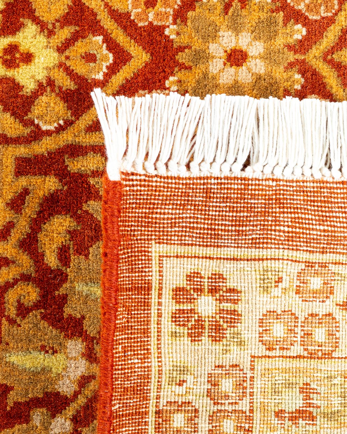 Alfombra Mogul Naranja Tradicional Hand Made Única en su Género Anudado a mano en venta