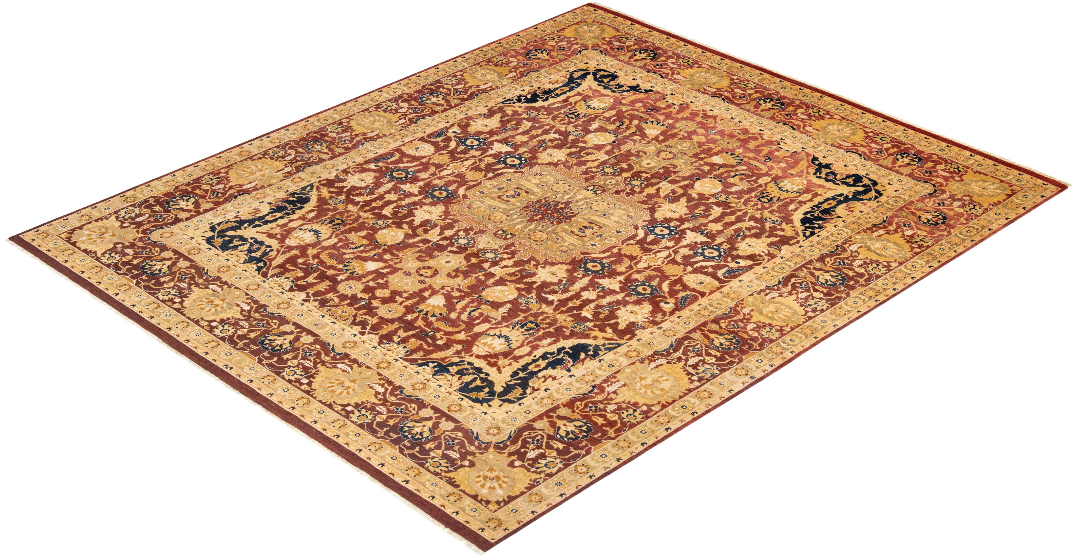 With understated palettes and allover designs, the rugs in the Mogul Collection will bring timeless sophistication to any room. Influenced by a spectrum of Turkish, Indian, and Persian designs, the artisans who handweave these wool rugs imbue