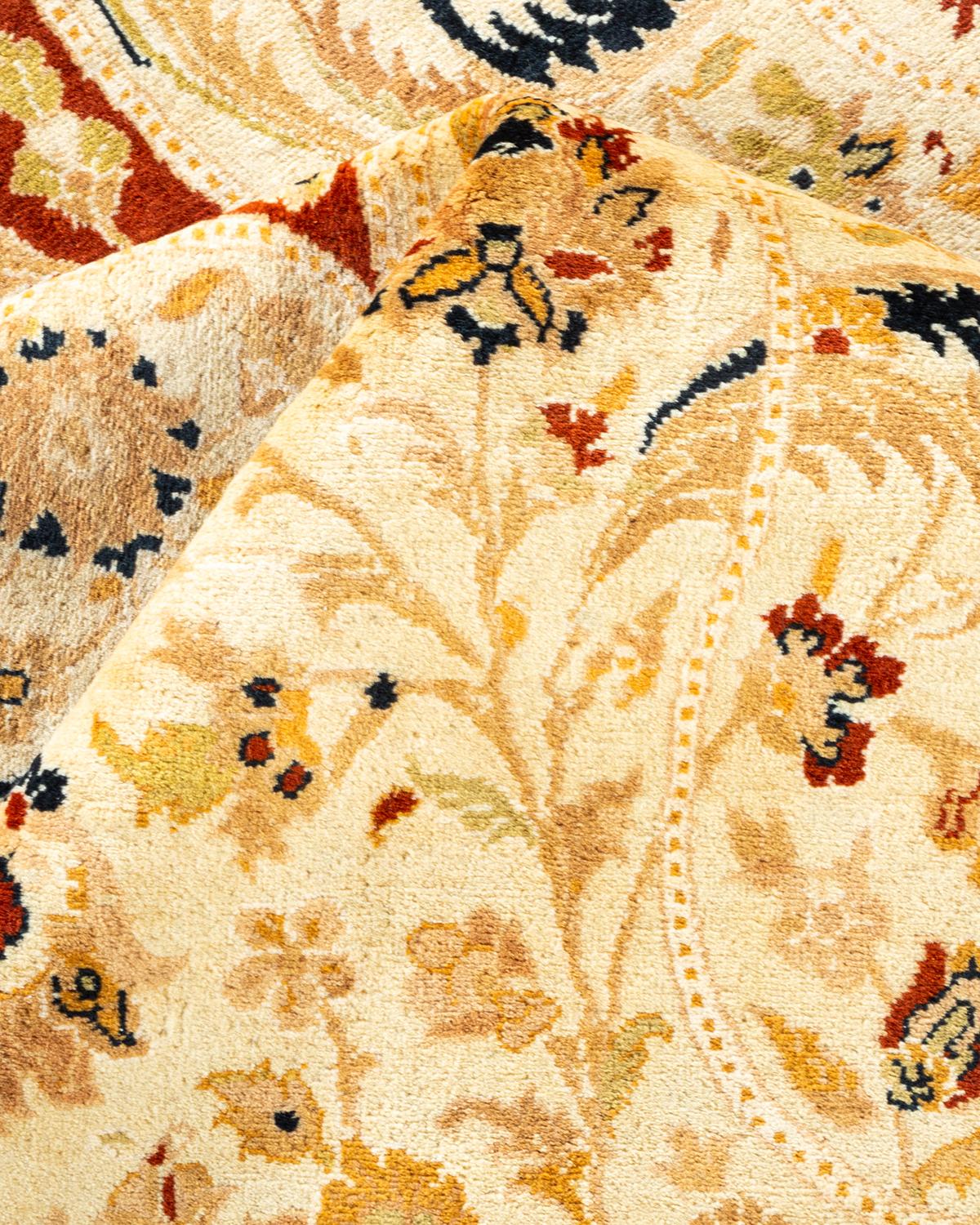Traditioneller, handgefertigter Mogul Orange Teppich, Unikat (Sonstiges) im Angebot