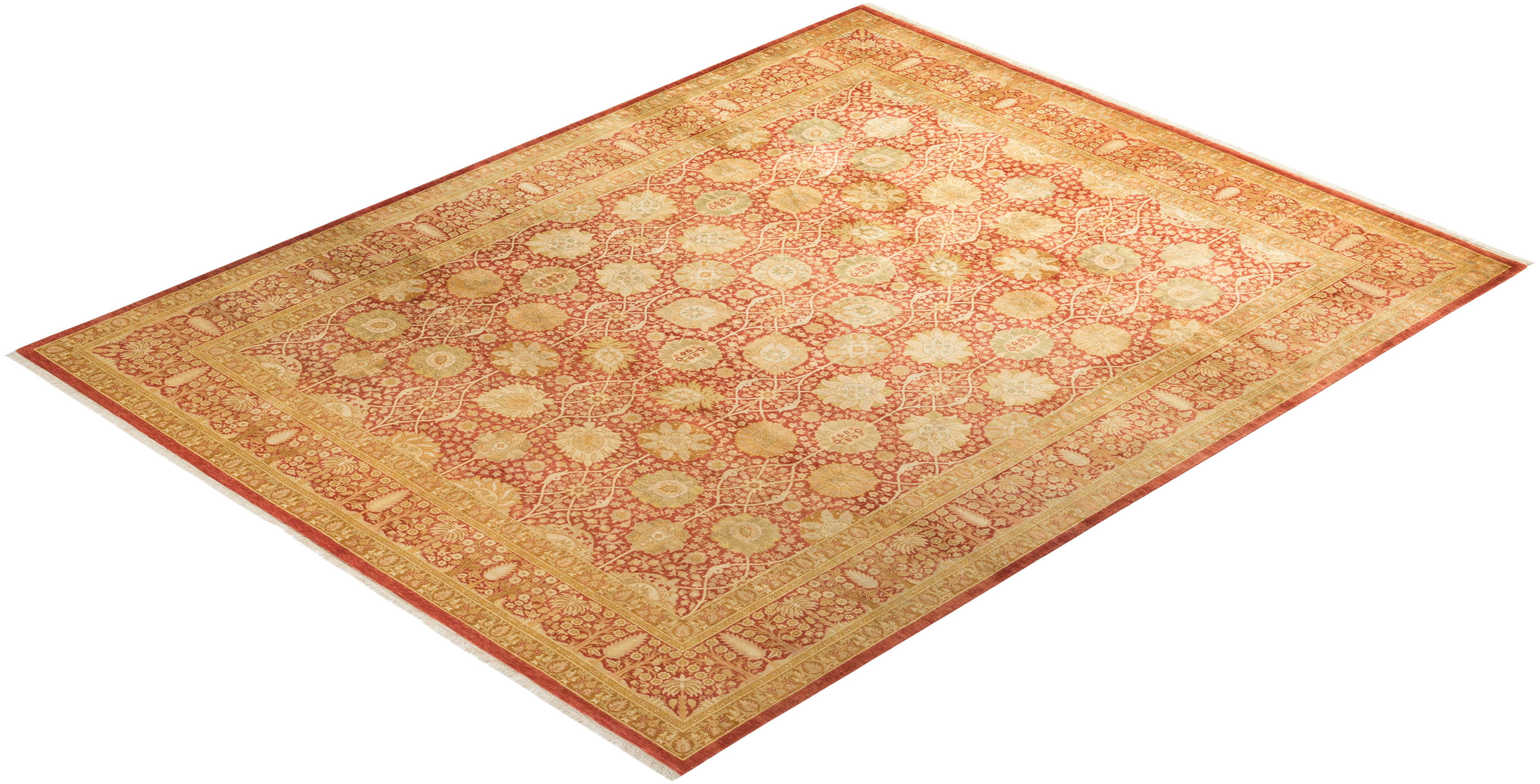Avec leurs palettes discrètes et leurs motifs à l'envers, les tapis de la collection Mogul apporteront une sophistication intemporelle à n'importe quelle pièce. Influencés par un éventail de motifs turcs, indiens et persans, les artisans qui tissent