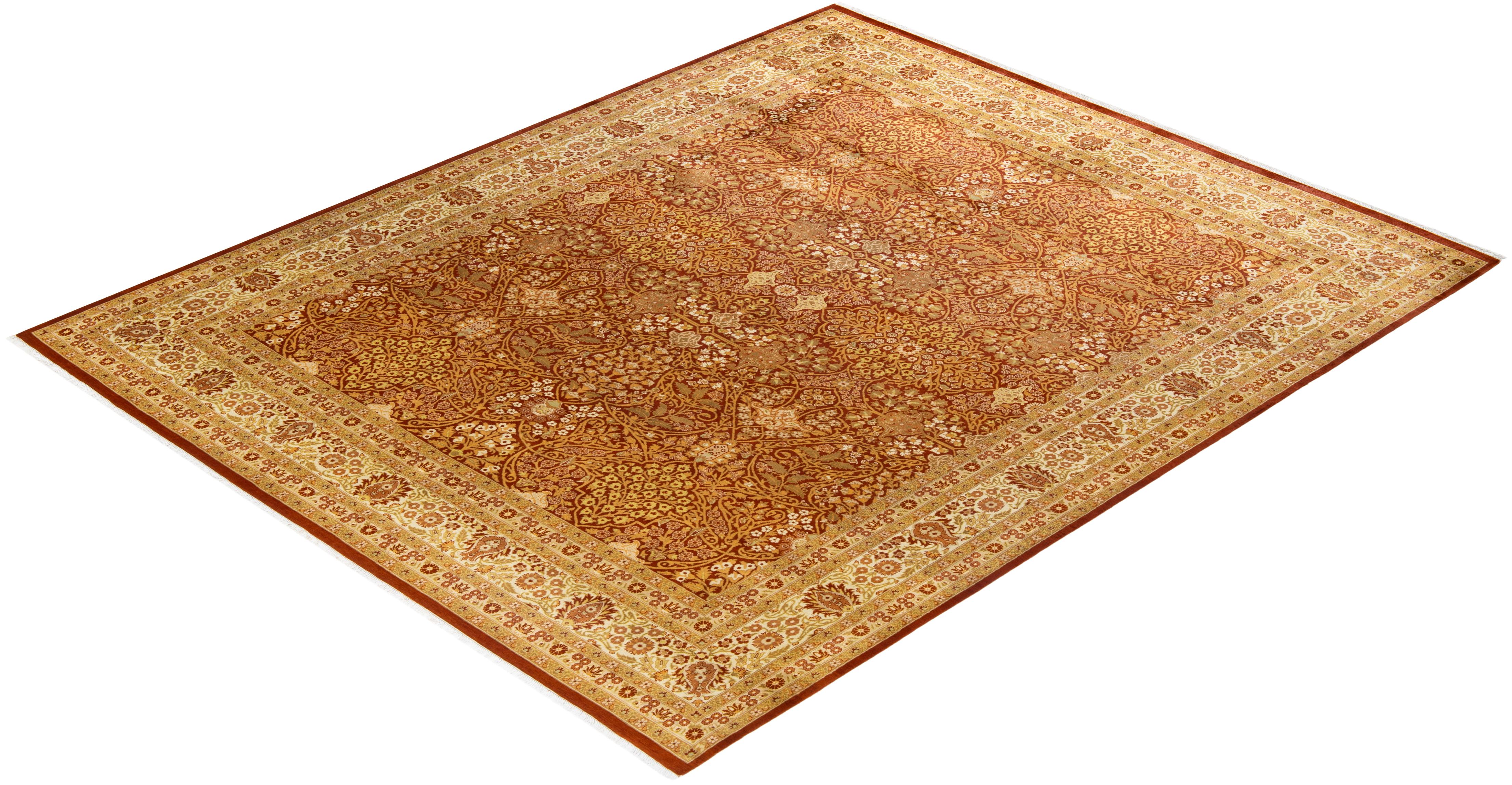 Las alfombras de la colección Mogul, con sus colores discretos y sus diseños en toda la superficie, aportarán una sofisticación atemporal a cualquier habitación. Influenciadas por un espectro de diseños turcos, indios y persas, los artesanos que