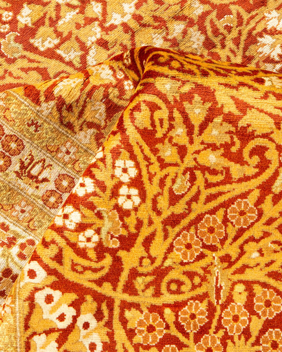 Alfombra Mogul Naranja Tradicional Hand Made Única en su Género Otro en venta