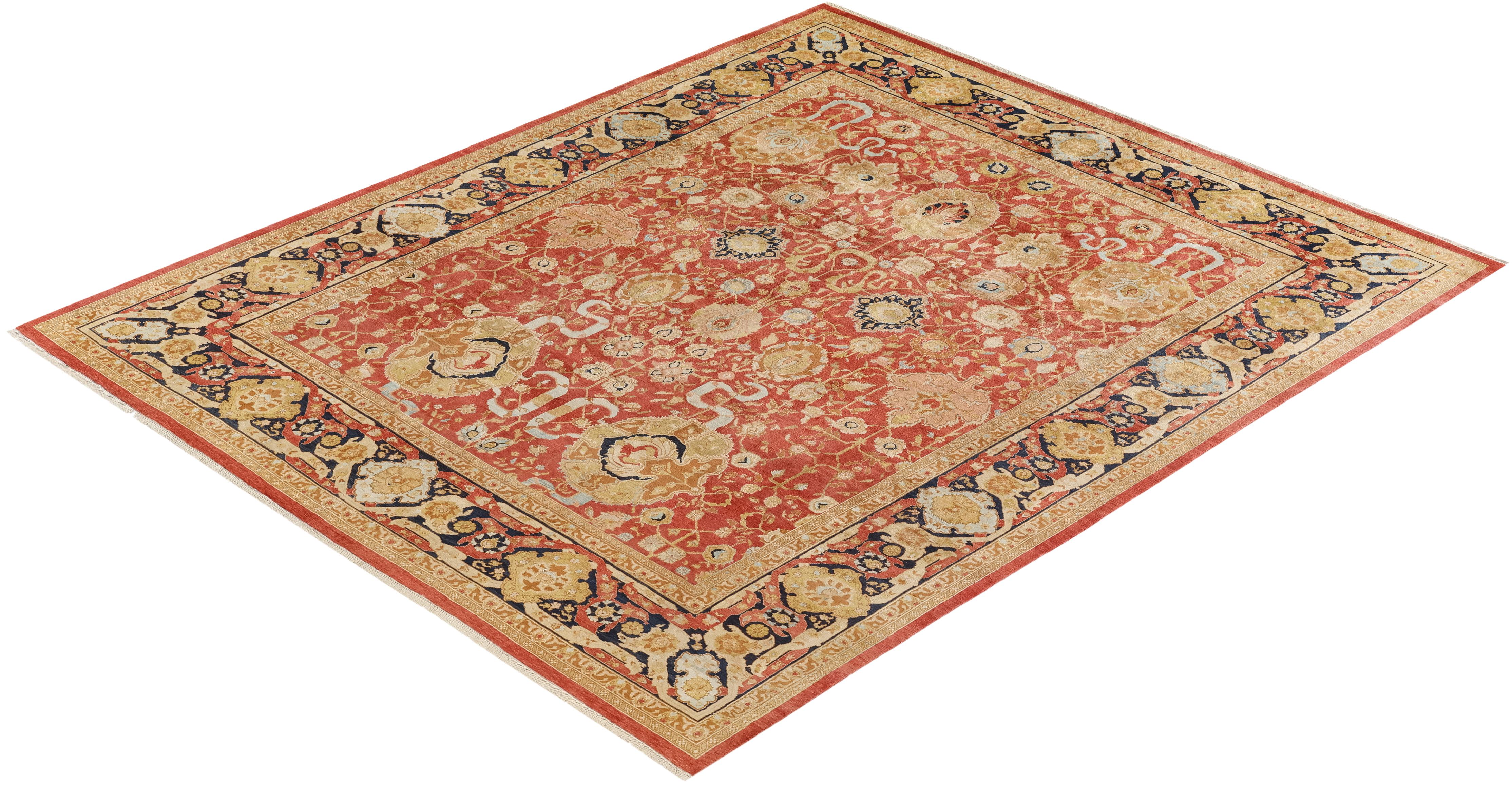 With understated palettes and allover designs, the rugs in the Mogul Collection will bring timeless sophistication to any room. Influenced by a spectrum of Turkish, Indian, and Persian designs, the artisans who handweave these wool rugs imbue