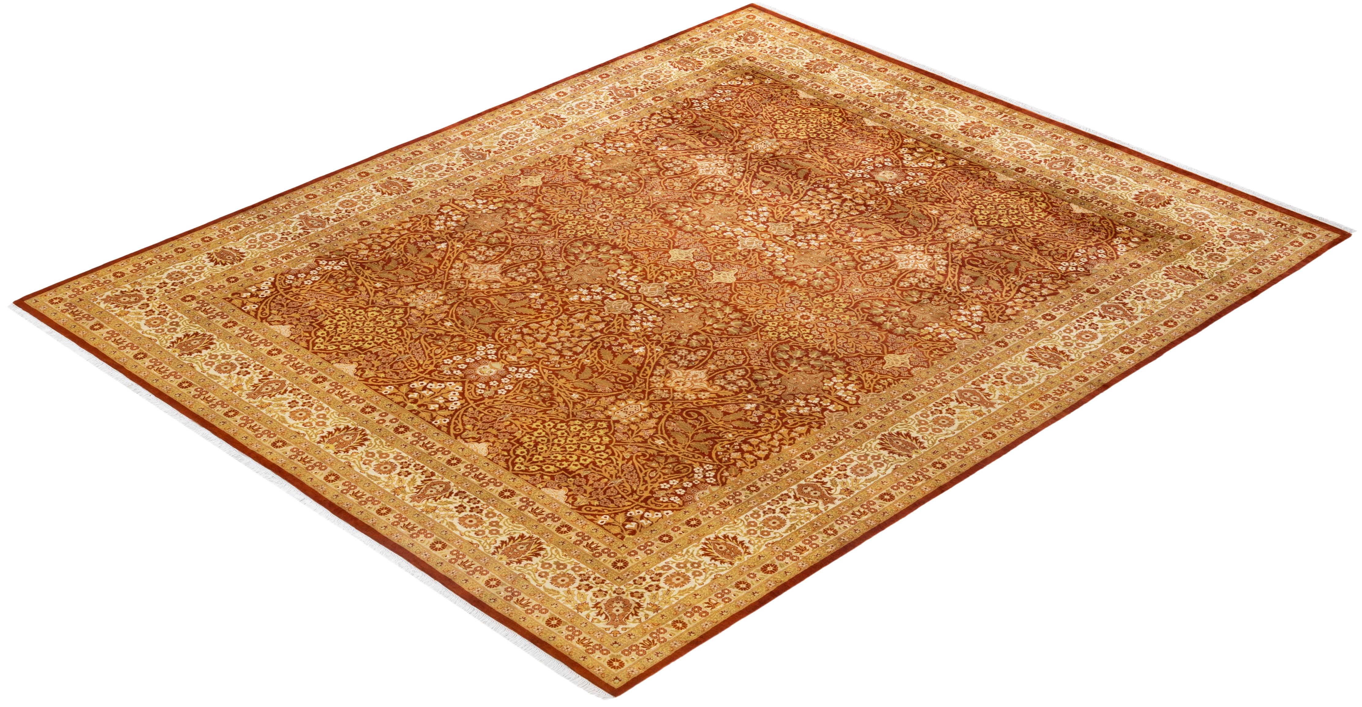 Las alfombras de la colección Mogul, con sus colores discretos y sus diseños en toda la superficie, aportarán una sofisticación atemporal a cualquier habitación. Influenciadas por un espectro de diseños turcos, indios y persas, los artesanos que