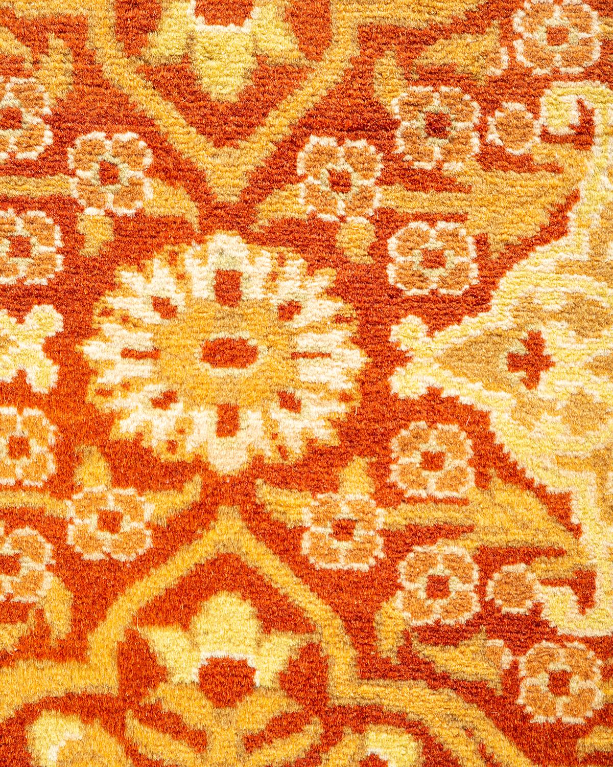Alfombra tradicional única Hand Made Mogul Naranja Siglo XXI y contemporáneo en venta