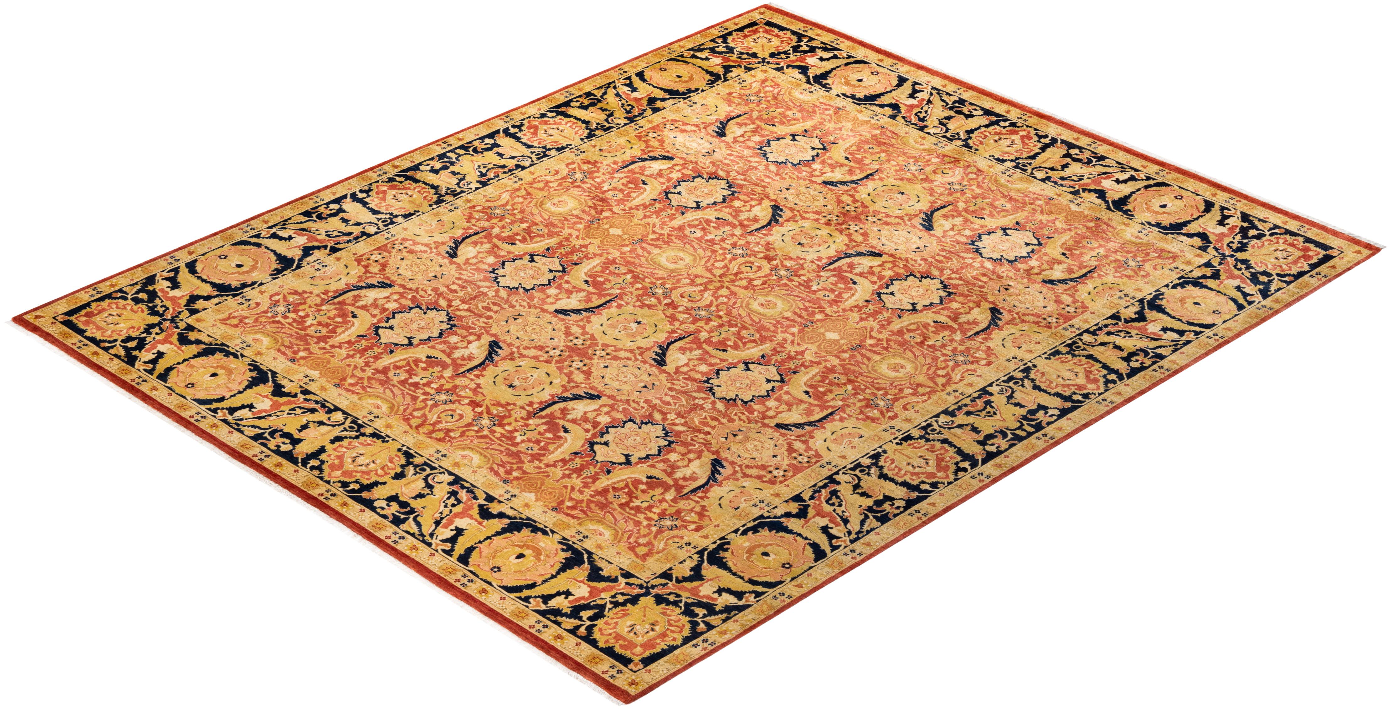 Las alfombras de la colección Mogul, con sus colores discretos y sus diseños en toda la superficie, aportarán una sofisticación atemporal a cualquier habitación. Influenciadas por un espectro de diseños turcos, indios y persas, los artesanos que