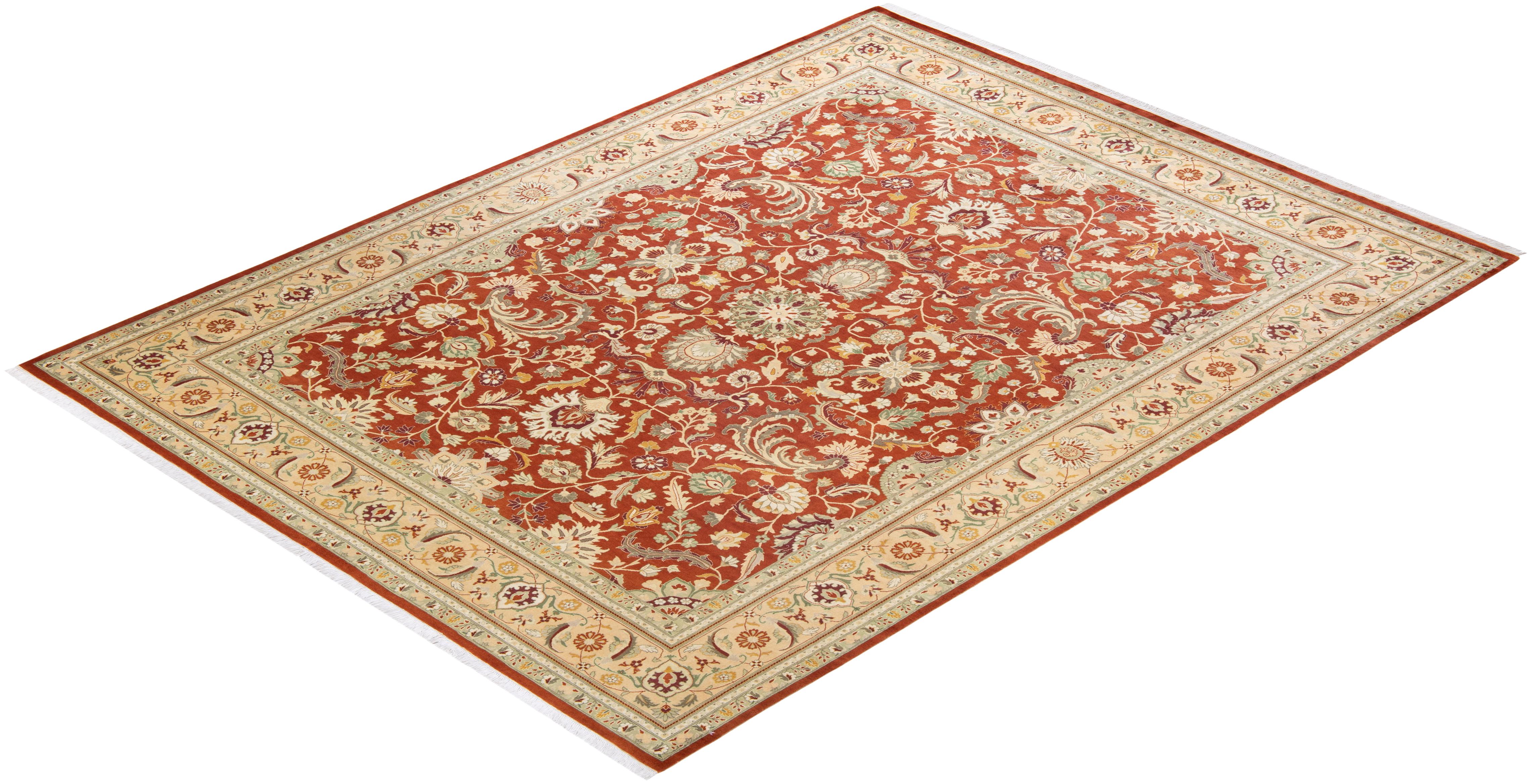 With understated palettes and all-over designs, the rugs in the Mogul Collection will bring timeless sophistication to any room. Influenced by a spectrum of Turkish, Indian, and Persian designs, the artisans who handweave these wool rugs imbue