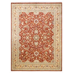 Tappeto tradizionale Mogul arancione Hand Made unico nel suo genere