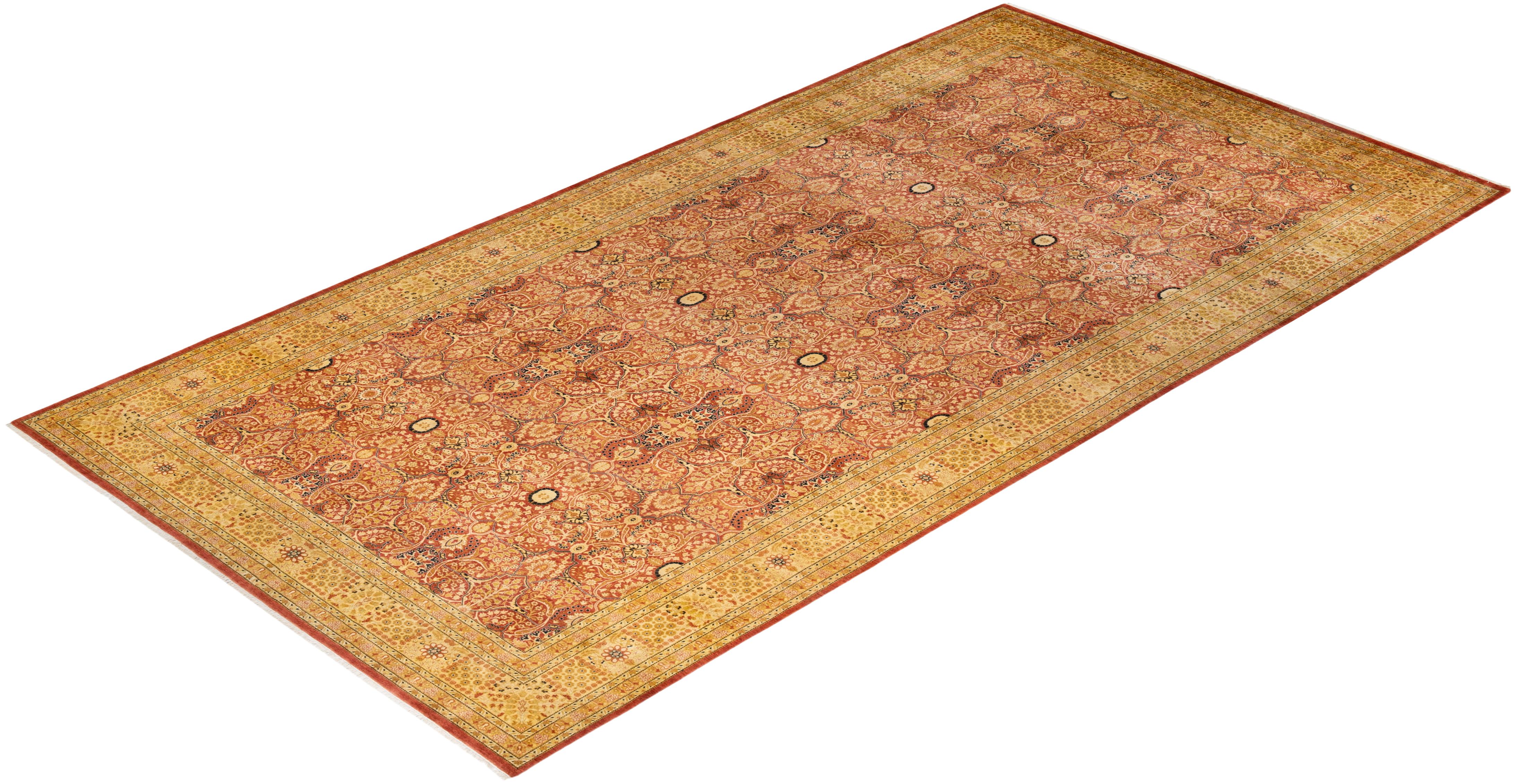 With understated palettes and allover designs, the rugs in the Mogul Collection will bring timeless sophistication to any room. Influenced by a spectrum of Turkish, Indian, and Persian designs, the artisans who handweave these wool rugs imbue