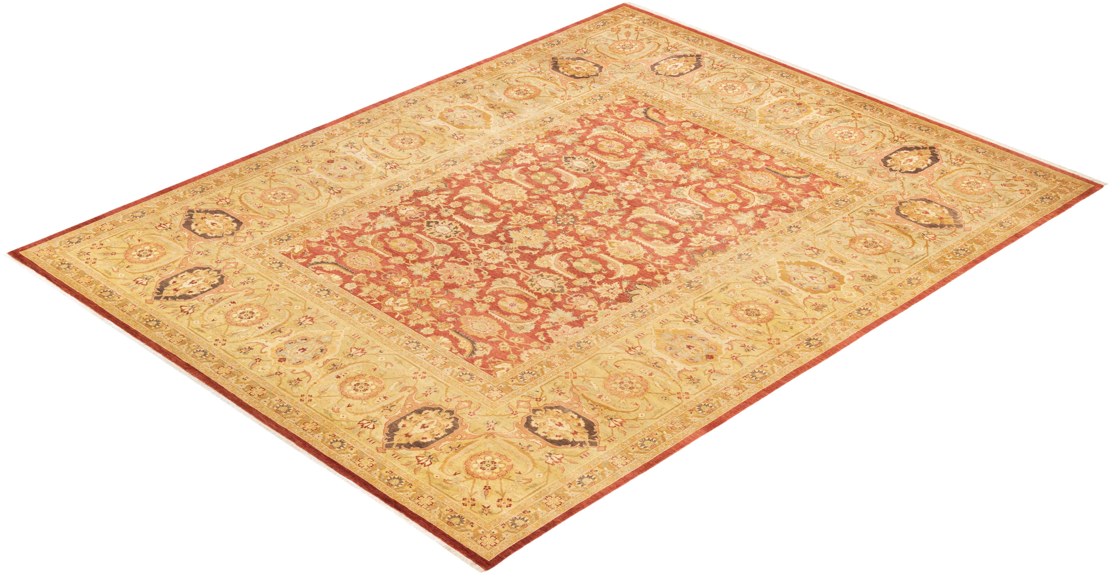 Avec leurs palettes discrètes et leurs motifs allover, les tapis de la collection Mogul apporteront une sophistication intemporelle à n'importe quelle pièce. Influencés par un éventail de motifs turcs, indiens et persans, les artisans qui tissent à
