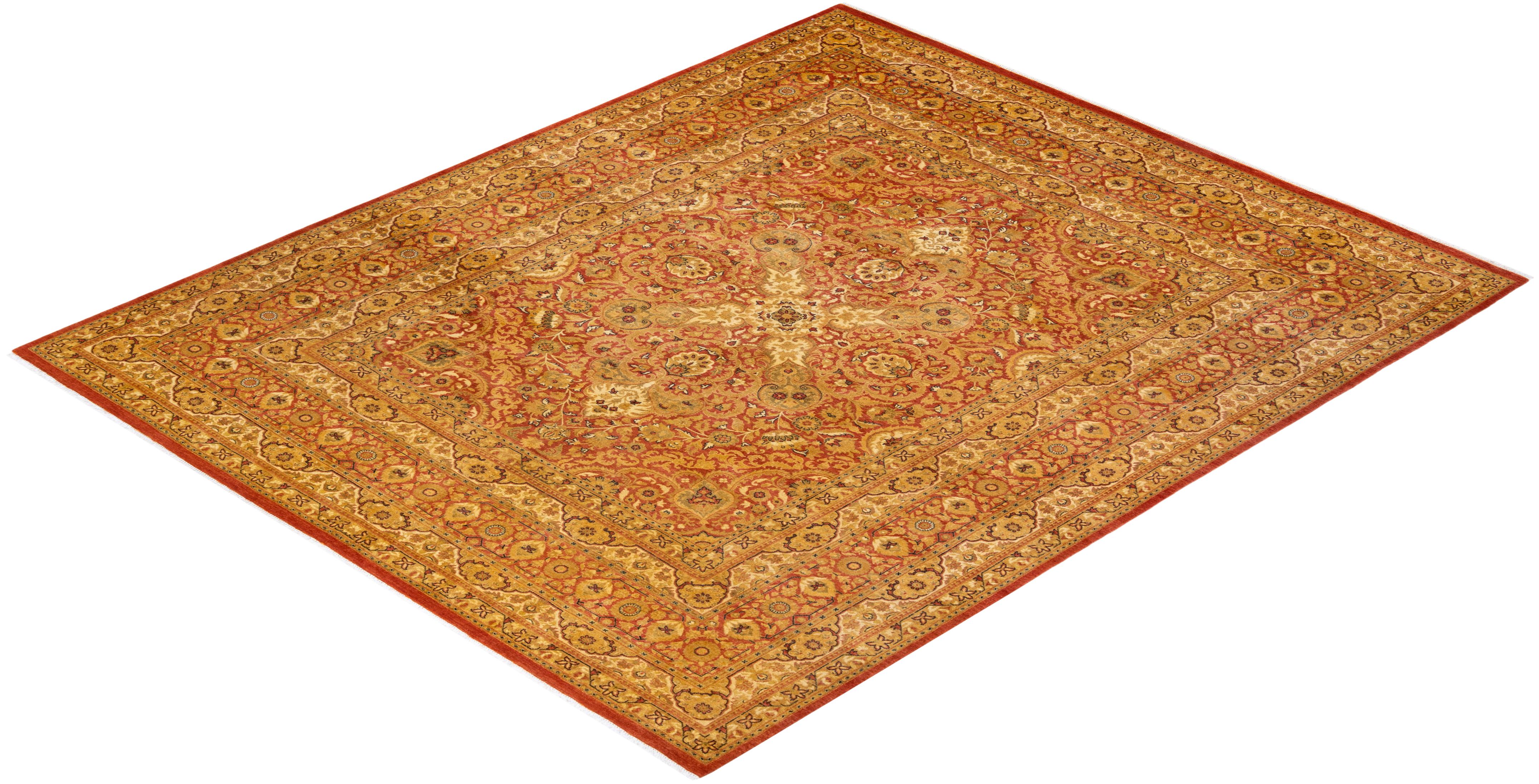 With understated palettes and allover designs, the rugs in the Mogul Collection will bring timeless sophistication to any room. Influenced by a spectrum of Turkish, Indian, and Persian designs, the artisans who handweave these wool rugs imbue