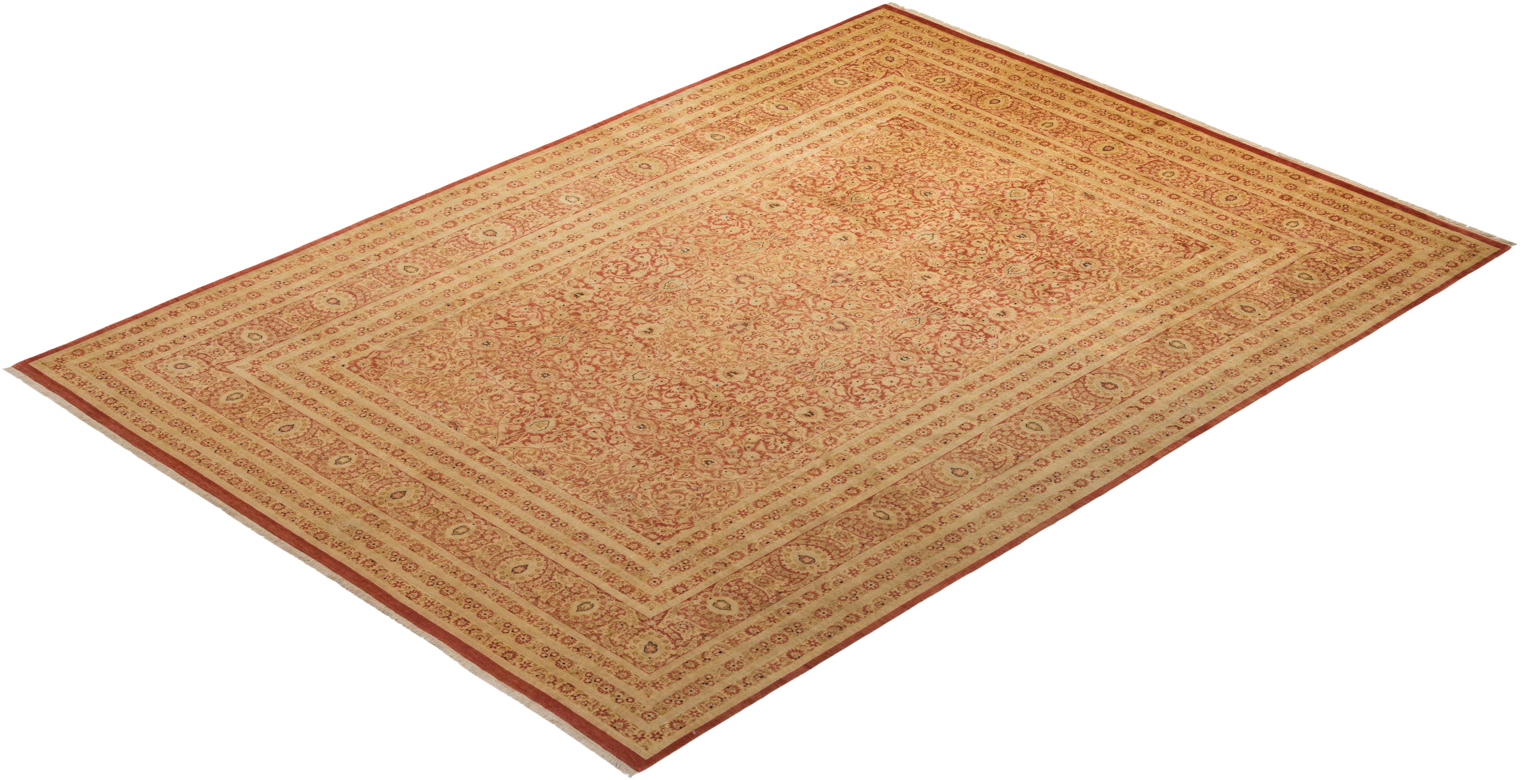 With understated palettes and allover designs, the rugs in the Mogul Collection will bring timeless sophistication to any room. Influenced by a spectrum of Turkish, Indian, and Persian designs, the artisans who handweave these wool rugs imbue