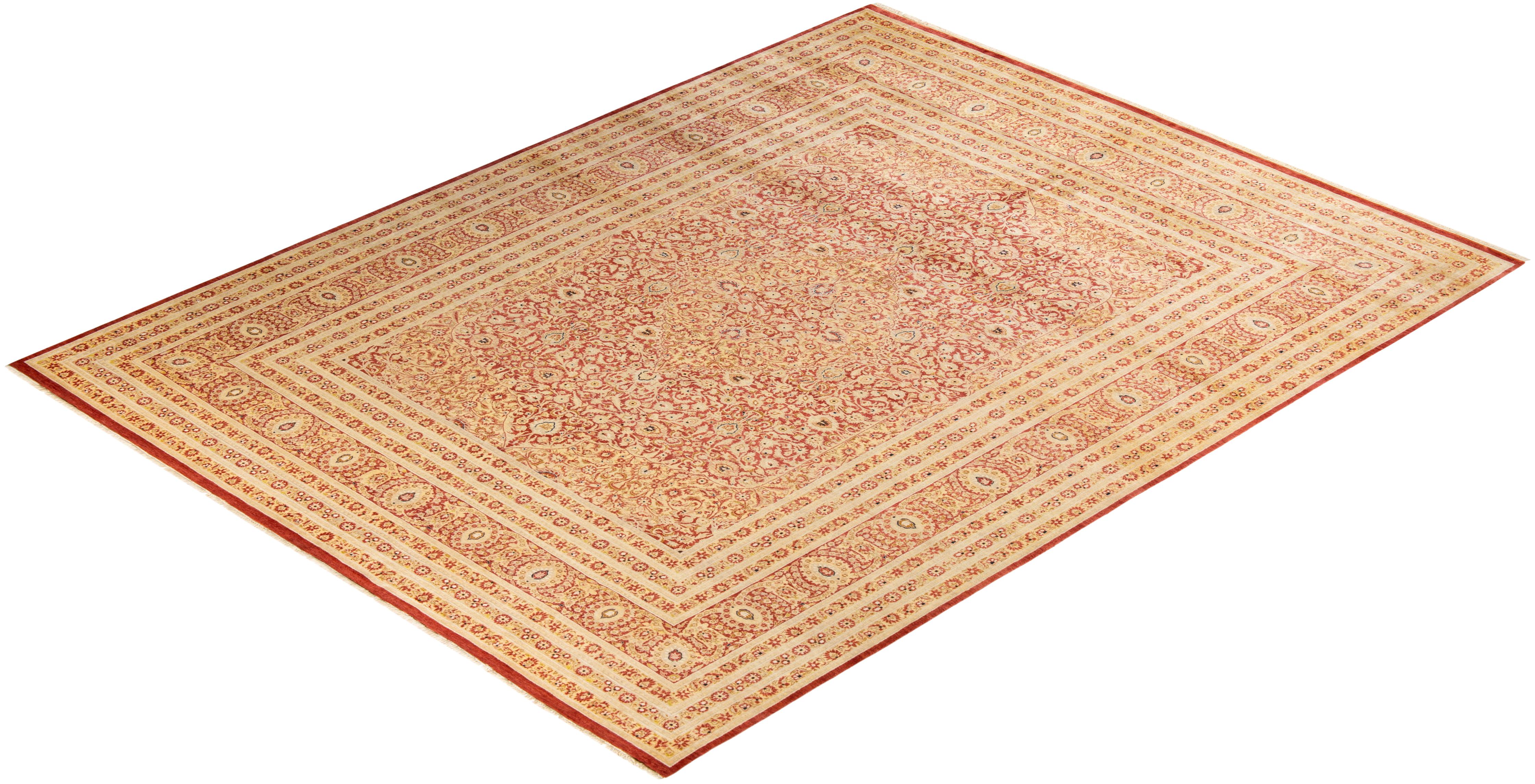 Avec leurs palettes discrètes et leurs motifs à l'envers, les tapis de la collection Mogul apporteront une sophistication intemporelle à n'importe quelle pièce. Influencés par un éventail de motifs turcs, indiens et persans, les artisans qui tissent