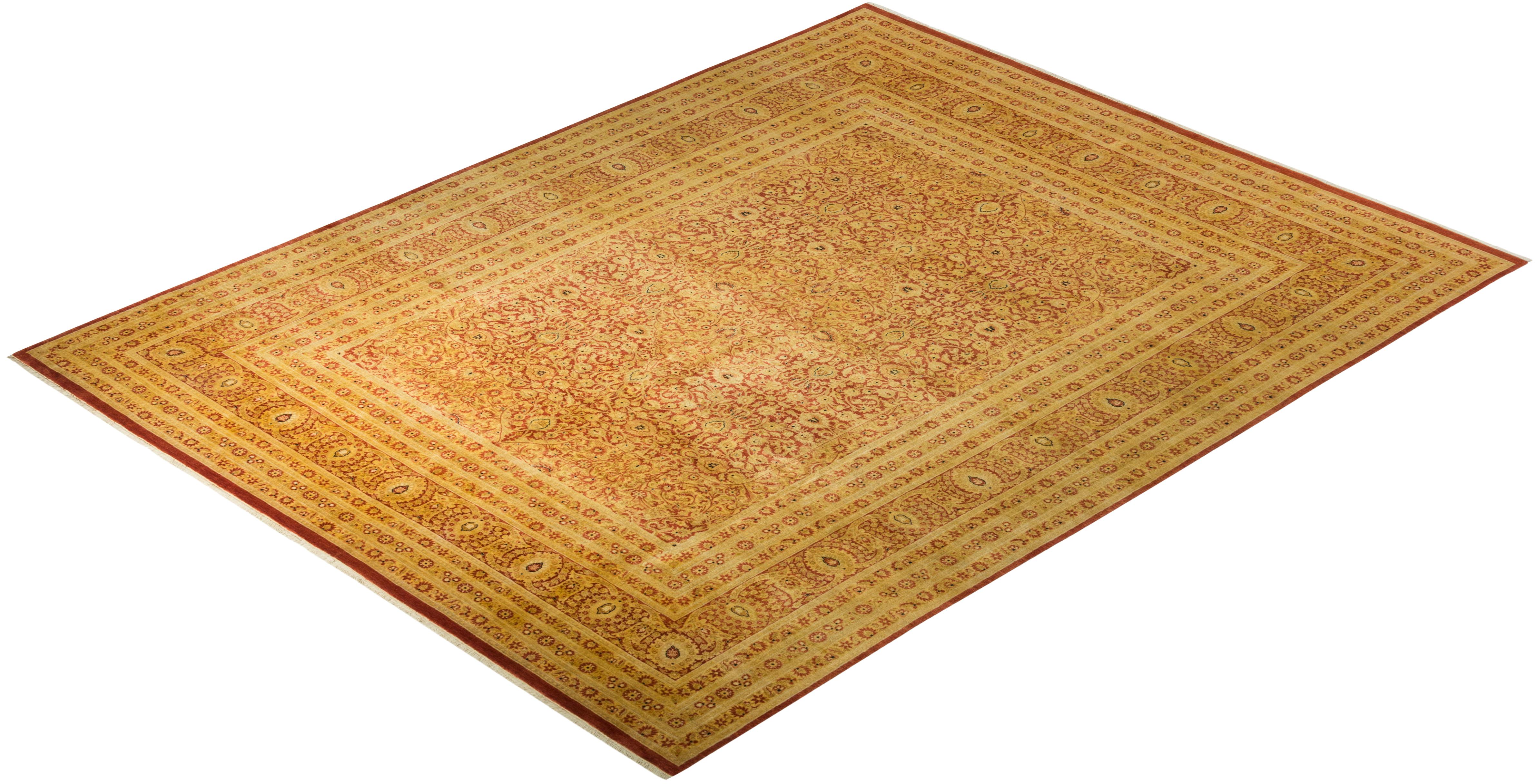 Avec leurs palettes discrètes et leurs motifs à l'envers, les tapis de la collection Mogul apporteront une sophistication intemporelle à n'importe quelle pièce. Influencés par un éventail de motifs turcs, indiens et persans, les artisans qui tissent