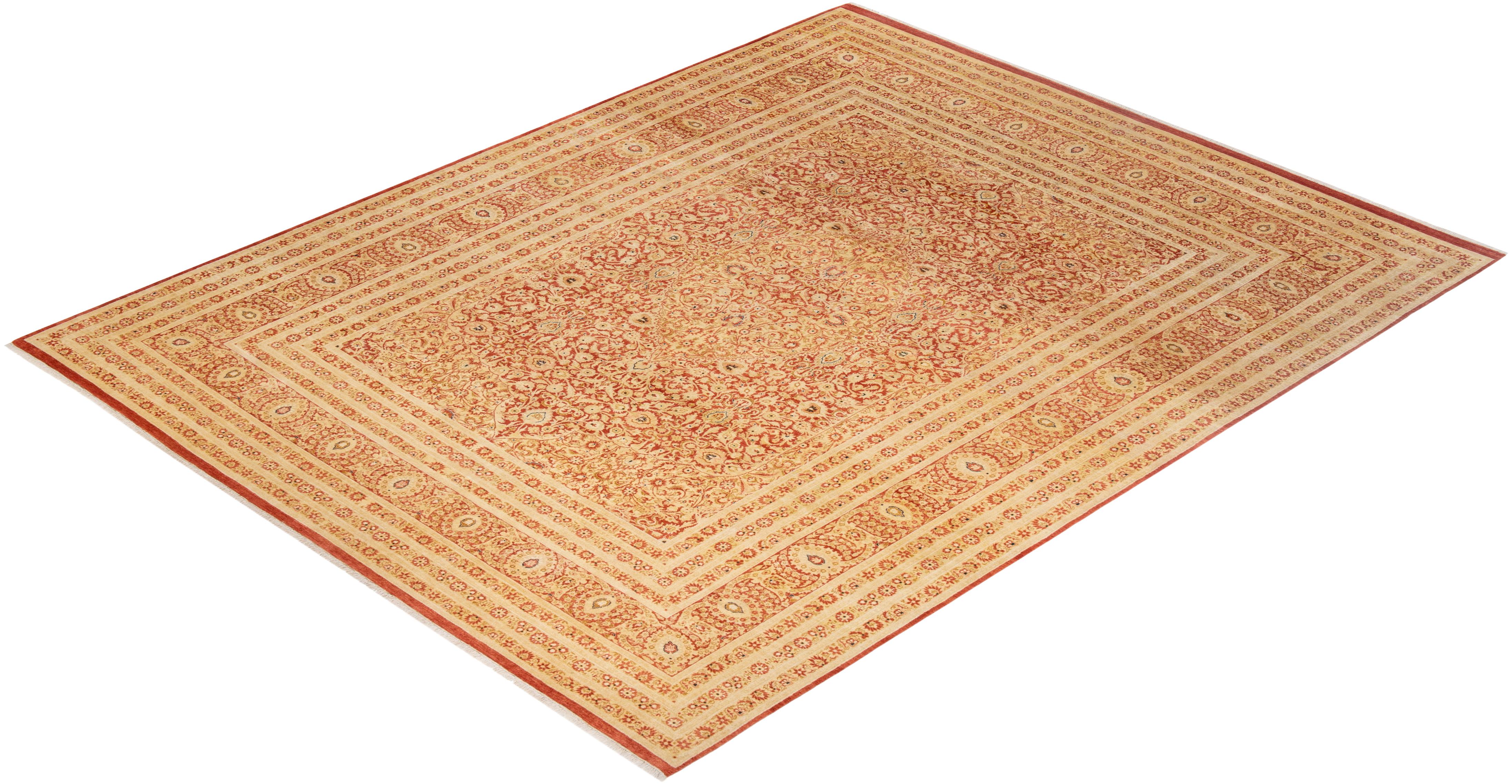 Las alfombras de la colección Mogul, con sus colores discretos y sus diseños en toda la superficie, aportarán una sofisticación atemporal a cualquier habitación. Influenciadas por un espectro de diseños turcos, indios y persas, los artesanos que